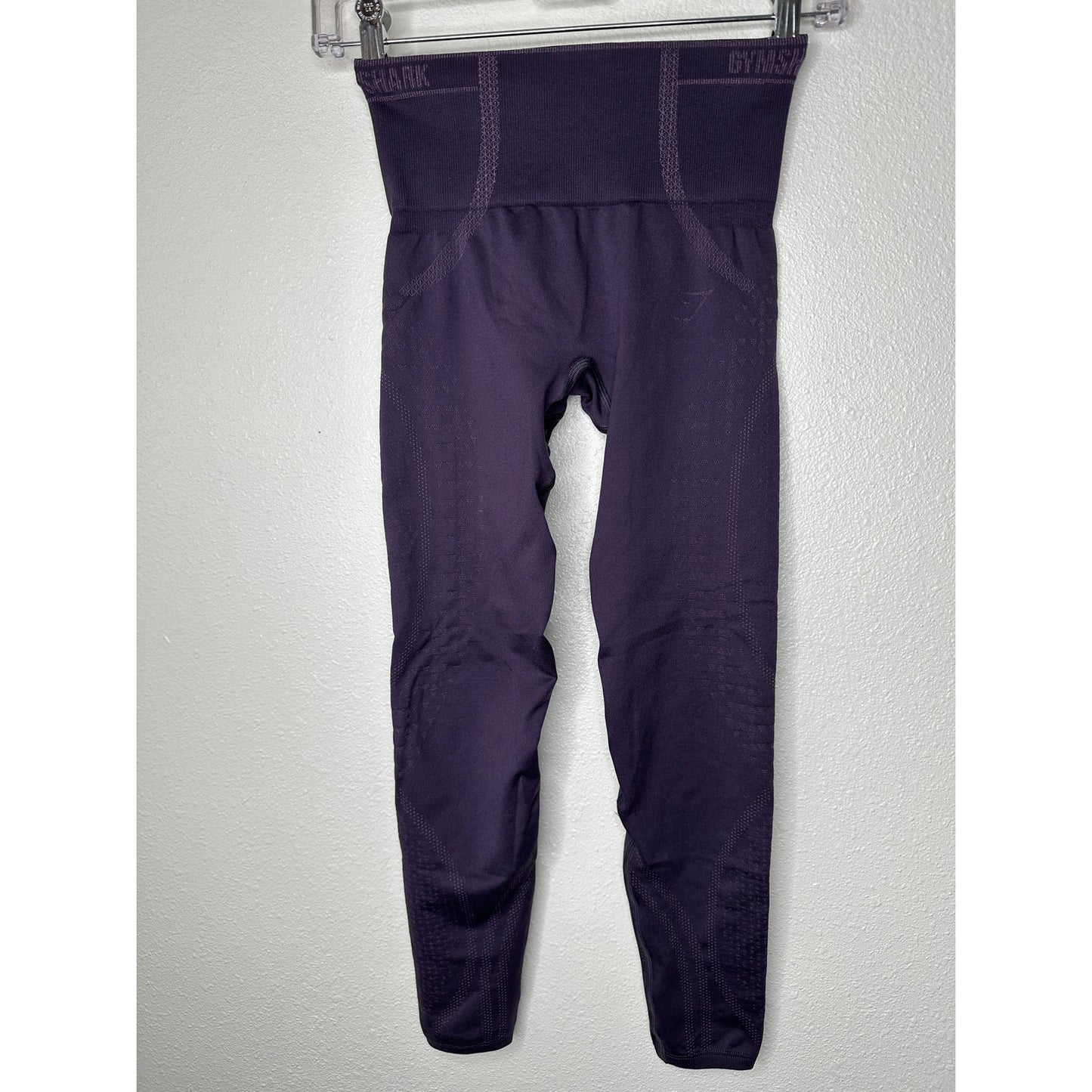 Gym Shark Purple Lilac Triangle Laser Cut Yoga Pants XS