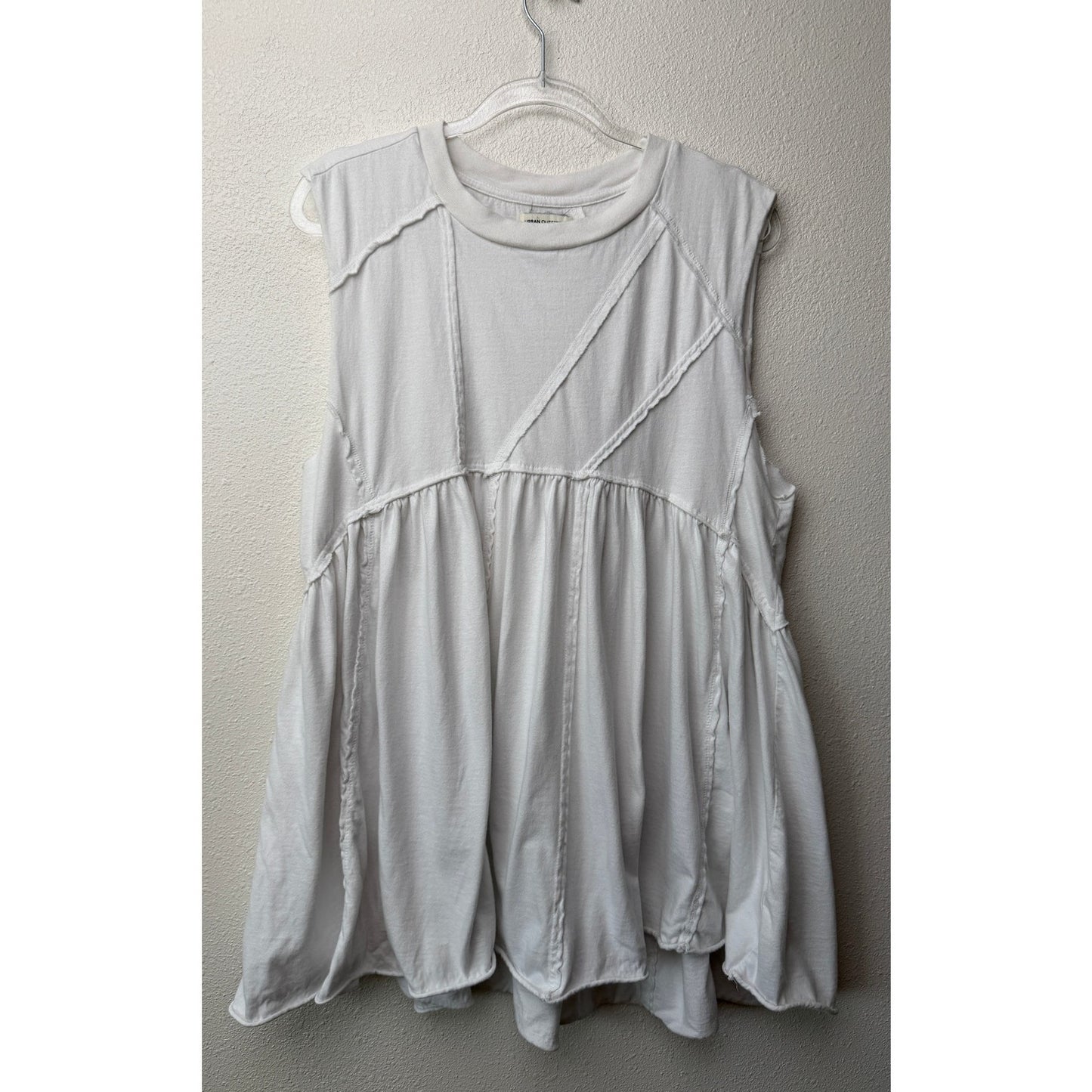 Urban Outfitters Stevie White Babydoll Dress Women's M