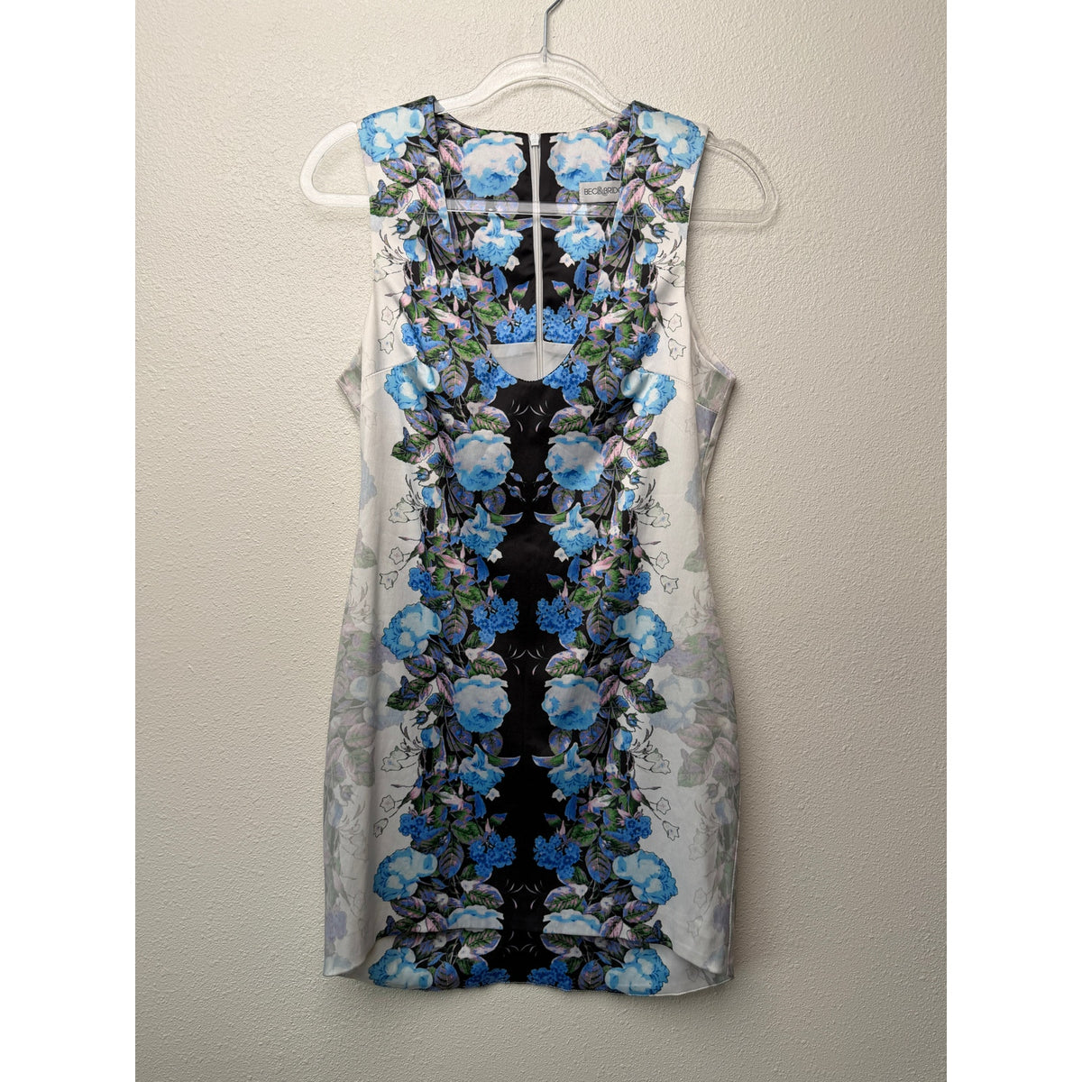 Bec & Bridge Blue Floral Mini Dress Women US 6