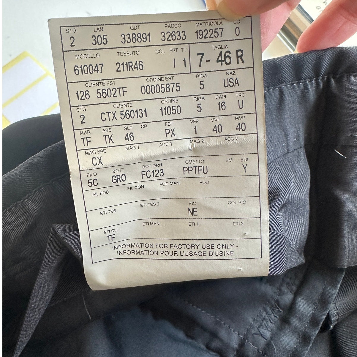 Tom Ford Black Tuxedo Trousers Men’s Size 46 Grosgrain Side Stripe
