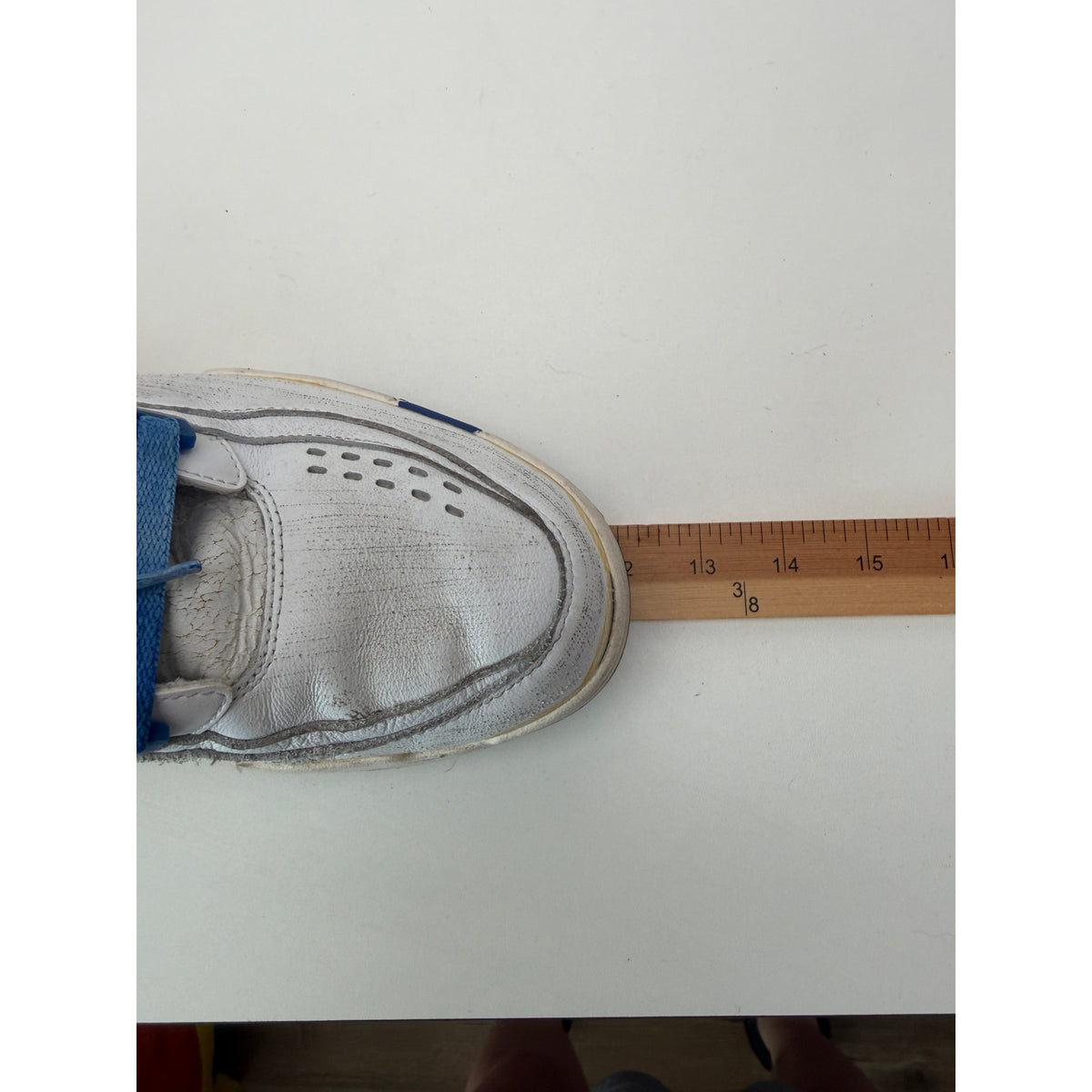 Margiela x Reebok White Blue Pump Sneakers Men's US 10