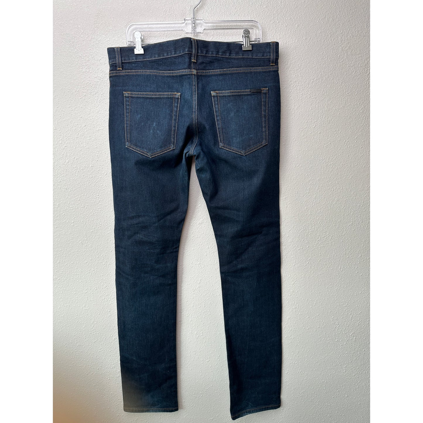 Saint Laurent Dark Wash Jeans Men's US 33 Button Fly Straight Leg