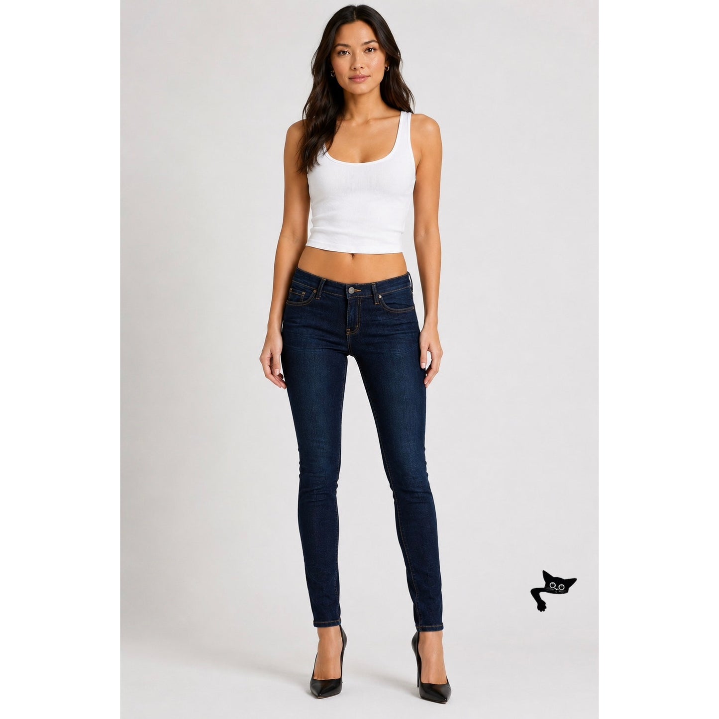 William B Dark Wash Low Rise Jeans Womens 26