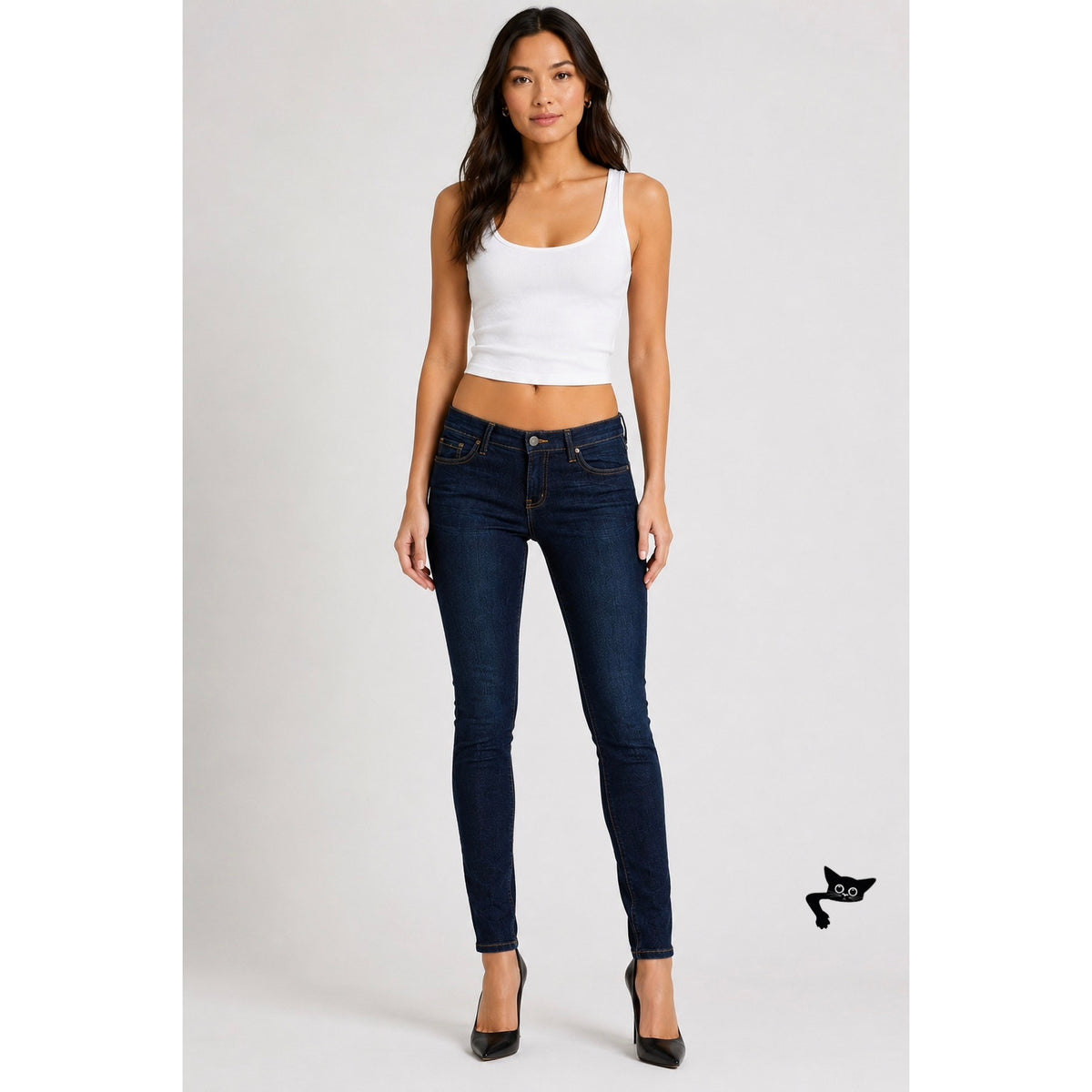 William B Dark Wash Low Rise Jeans Womens 26