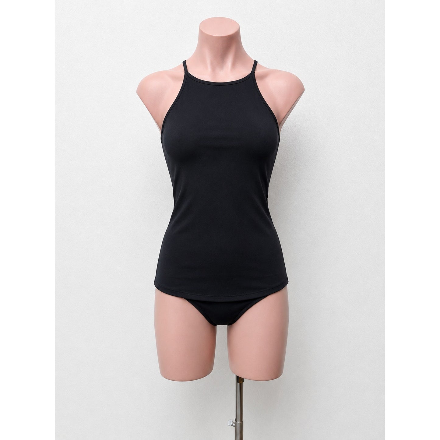 Lululemon Black High Neck Racer Back Long Line Tank Top 4