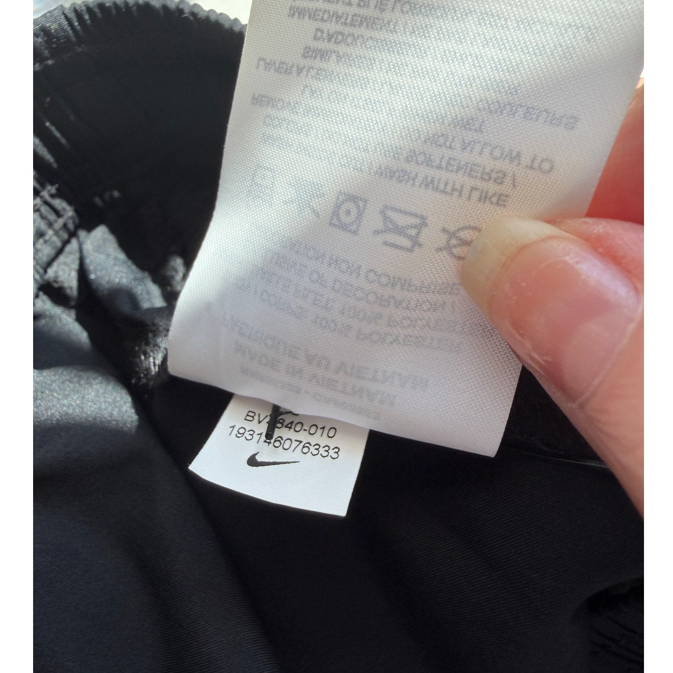 Nike Dri-FIT Black Running Jogger Pants Men's Size Large