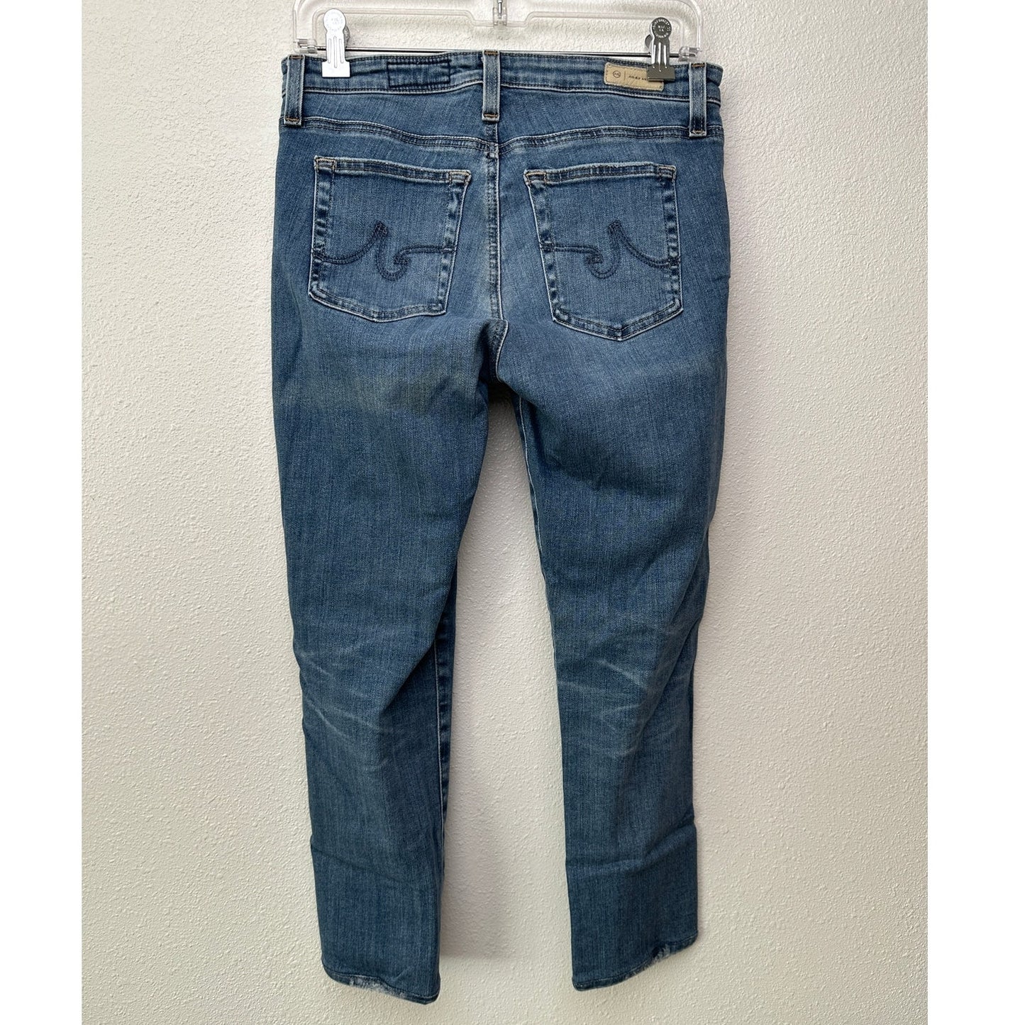 AG Adriano Goldschmied Prima Crop Cigarette Jeans Blue Women US 28