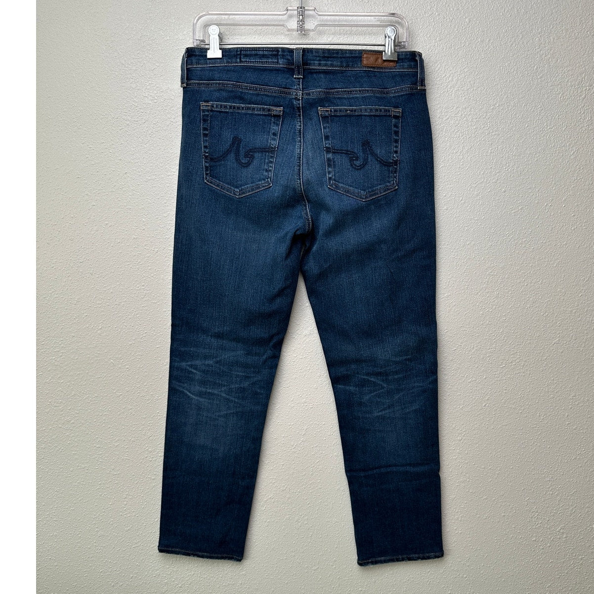 AG Adriano Goldschmied Prima Ankle Jeans Blue Cigarette Leg Sz 29