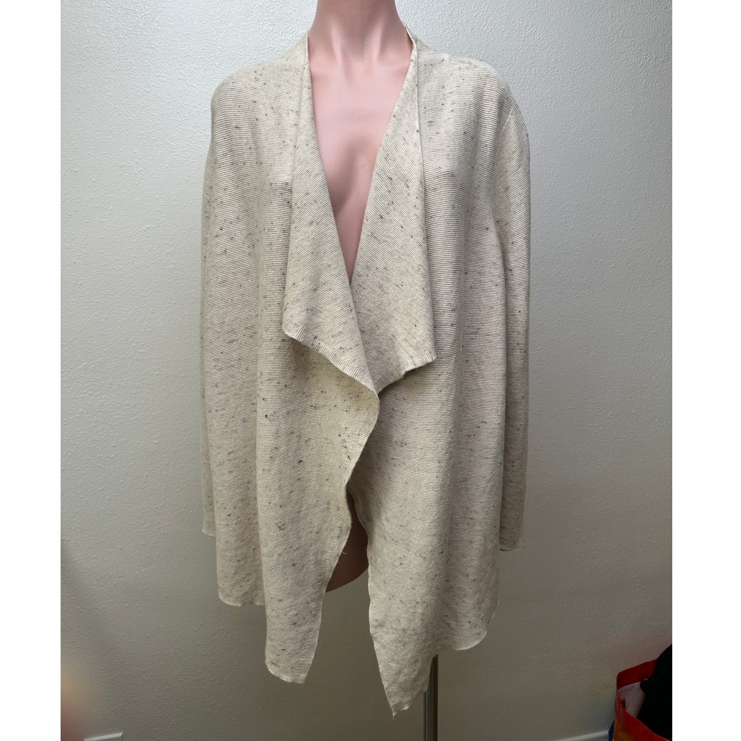 Eileen Fisher Speckled Cardigan Sweater 2X