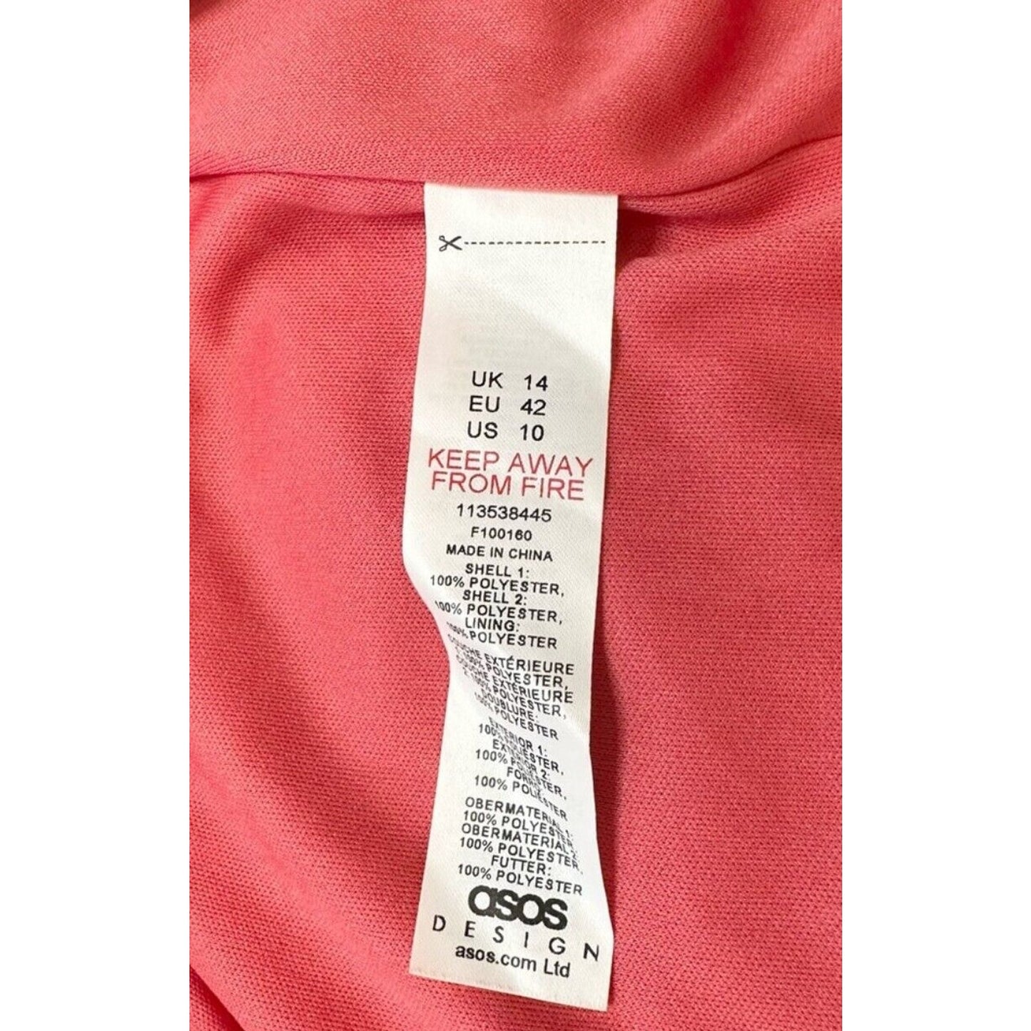 ASOS Design Red Bodycon Ruffle Mesh Bandeau Neck Strapless Mini Dress 4