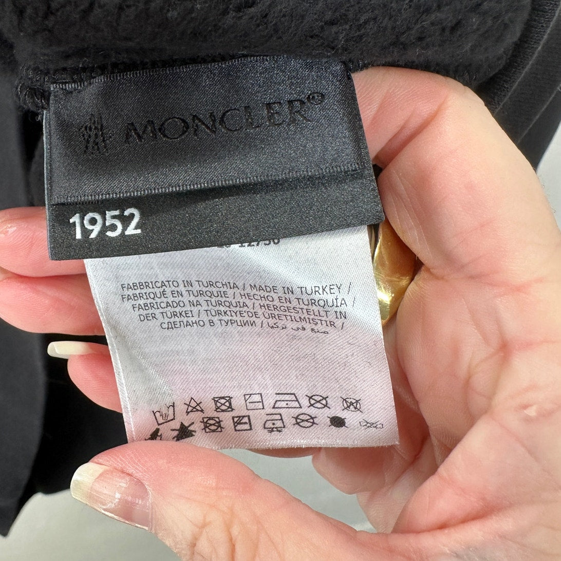 Moncler Black Genius 1952 X Undefeated White Logo Altered Sweatshirt L