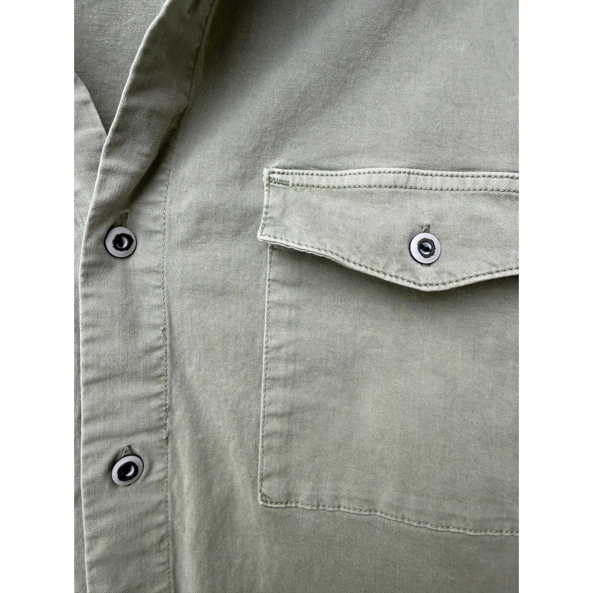 Lucky Brand Sage Green Utility Shirt Men L