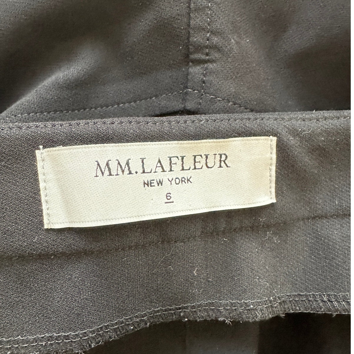 MM Lafleur Black Stretch Skinny Side Zip Trouser Pant 6