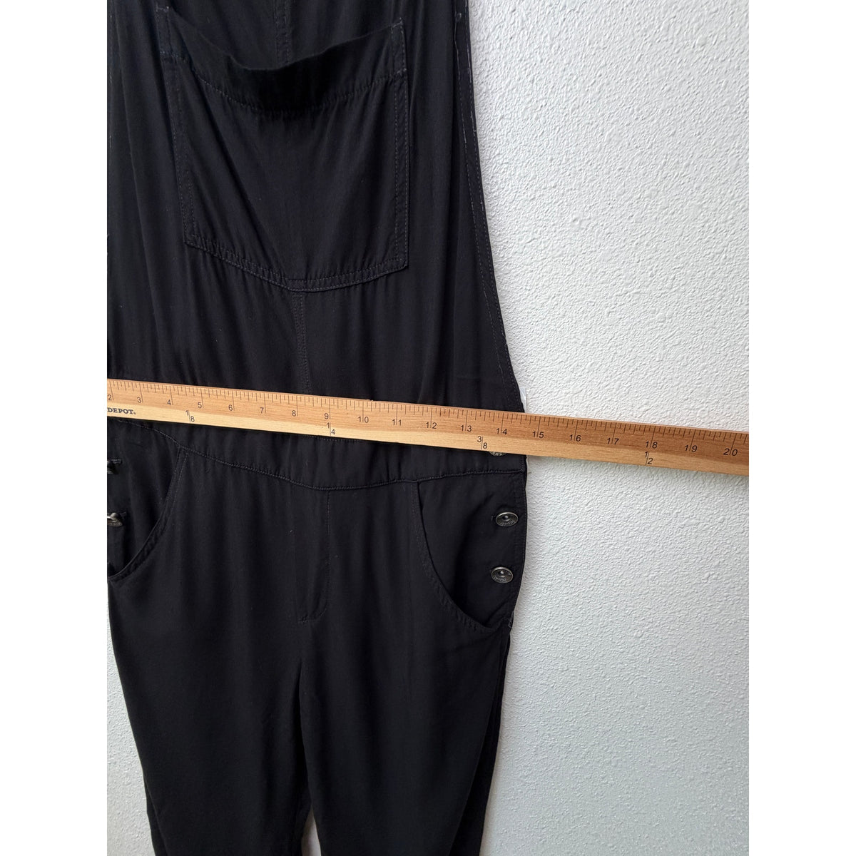 Splendid Black Tapered Bib Overalls Women S