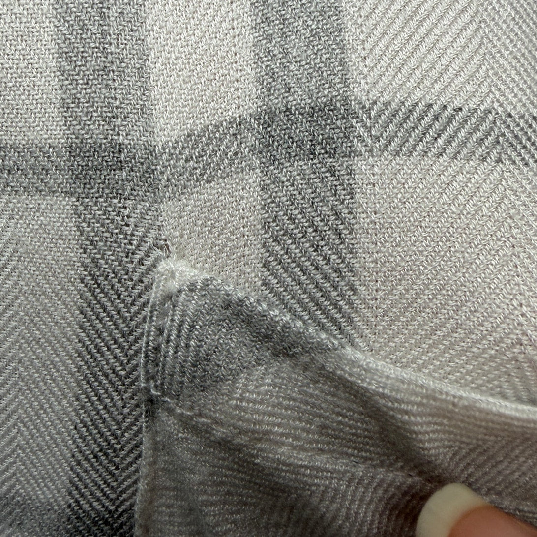 Rails Hunter Shirt White Fog Gray Plaid Button Front US S