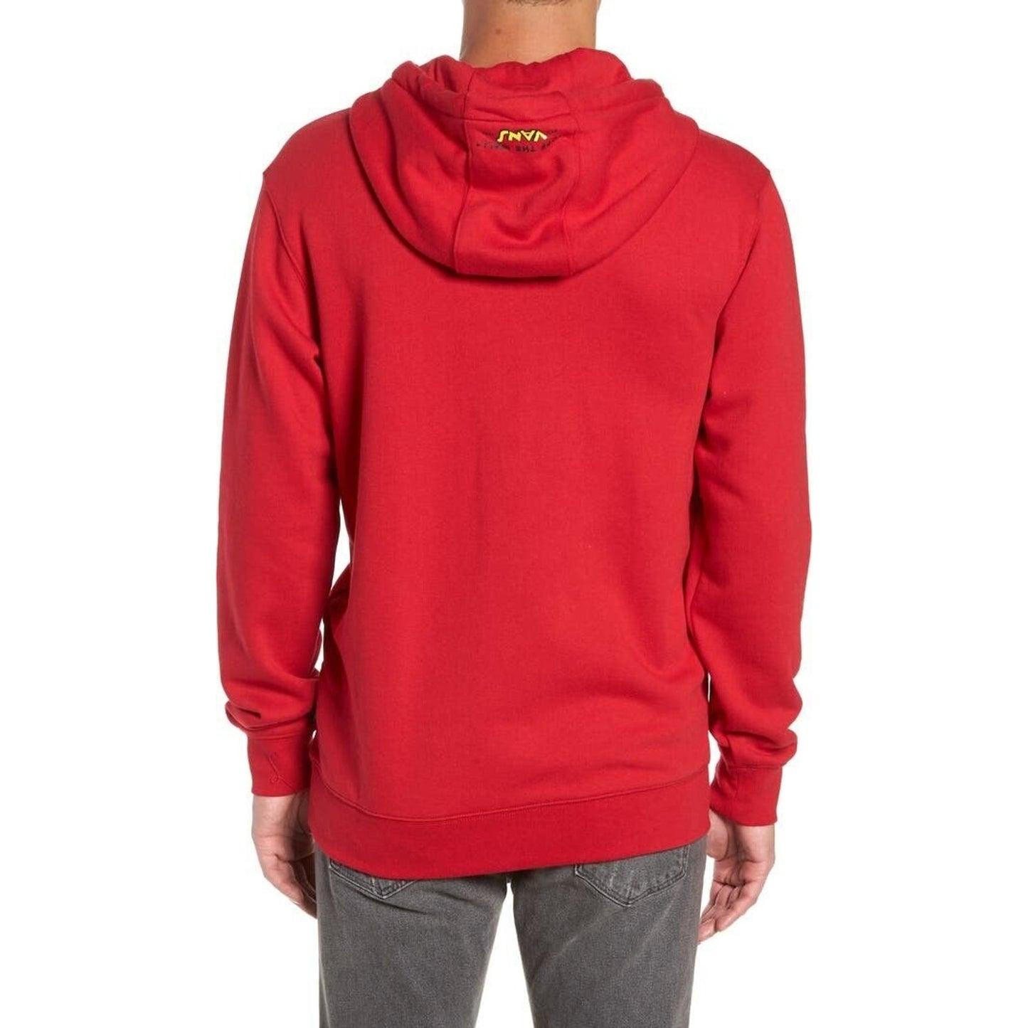 Disney X Vans Red Mickeys 90 Anniversary Front Pocket Pullover Fleece Hoodie M