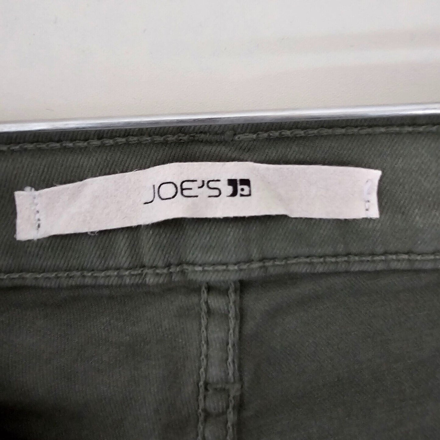 Joe's Cute Olive Army Green Denim 5-Pocket Jean Short Shorts Size 29