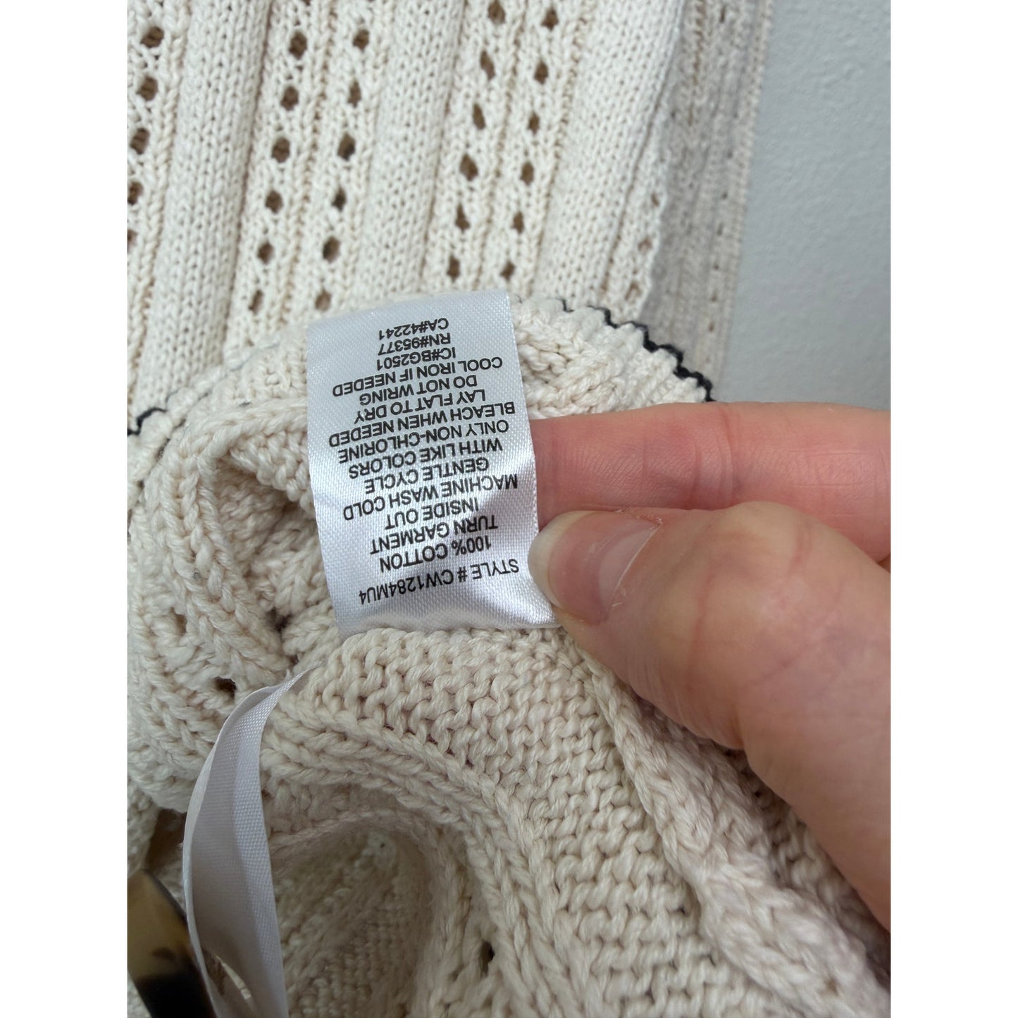 Sanctuary Sport Stripe Cream Black Cardigan US XS