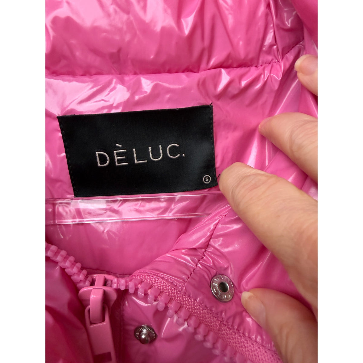DeLuc Hot Pink Quilted Puffer Vest Women S