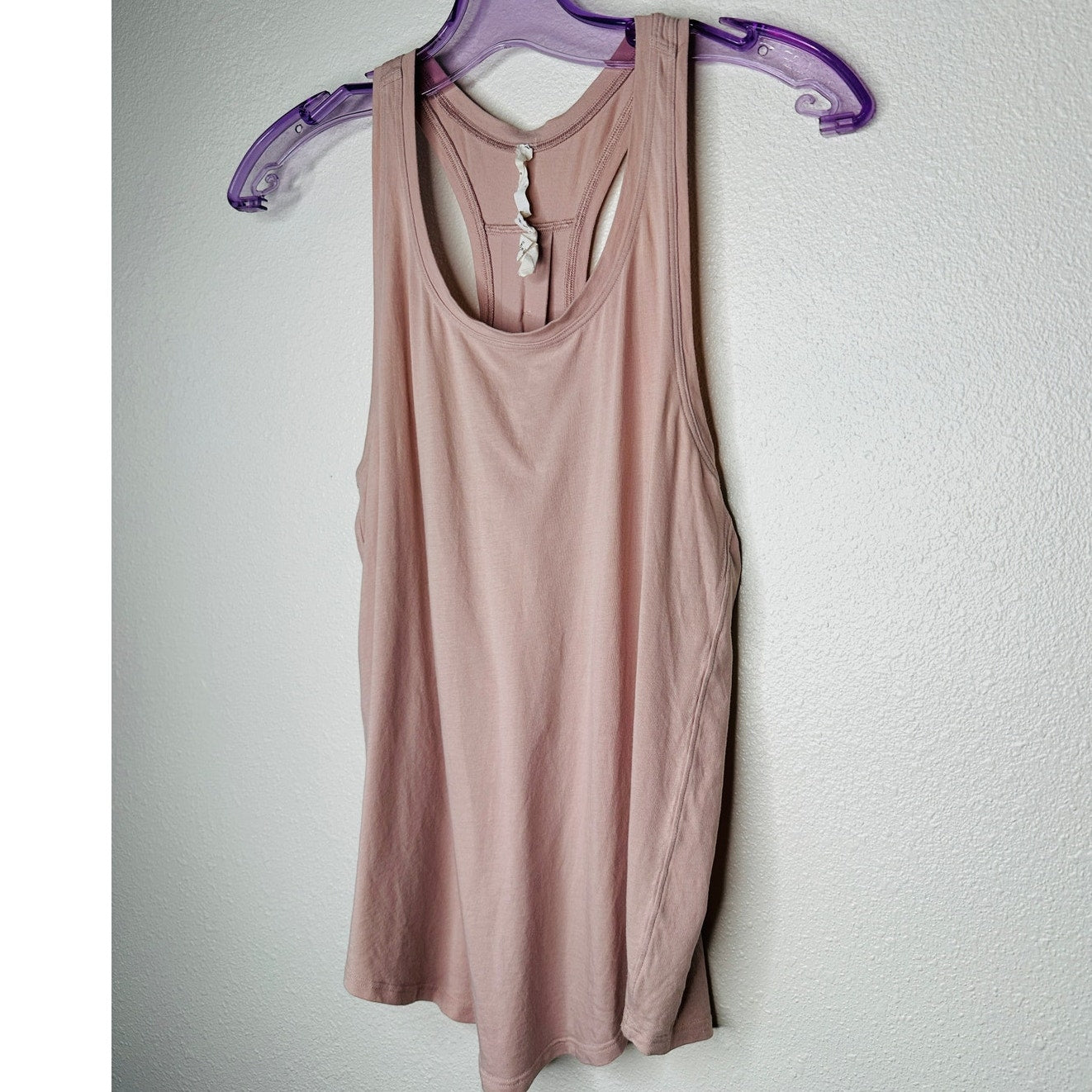 Lululemon Mink Berry Soft Pink Pleated Back Long Line Love Tank Top 4