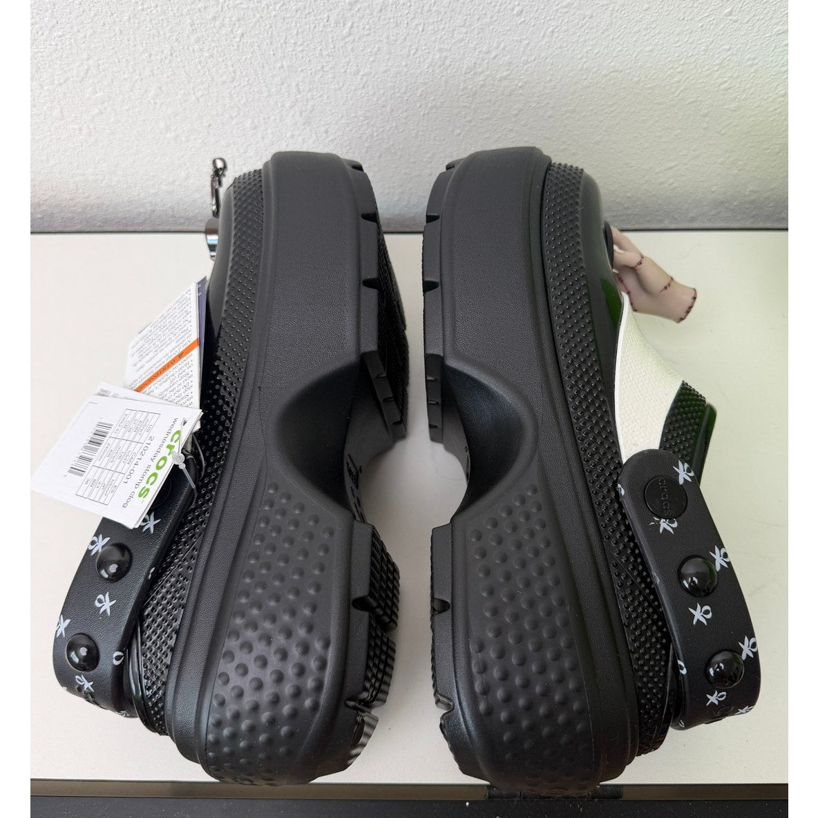 NWT Crocs x Wednesday Stomp Clog Black Womens 7