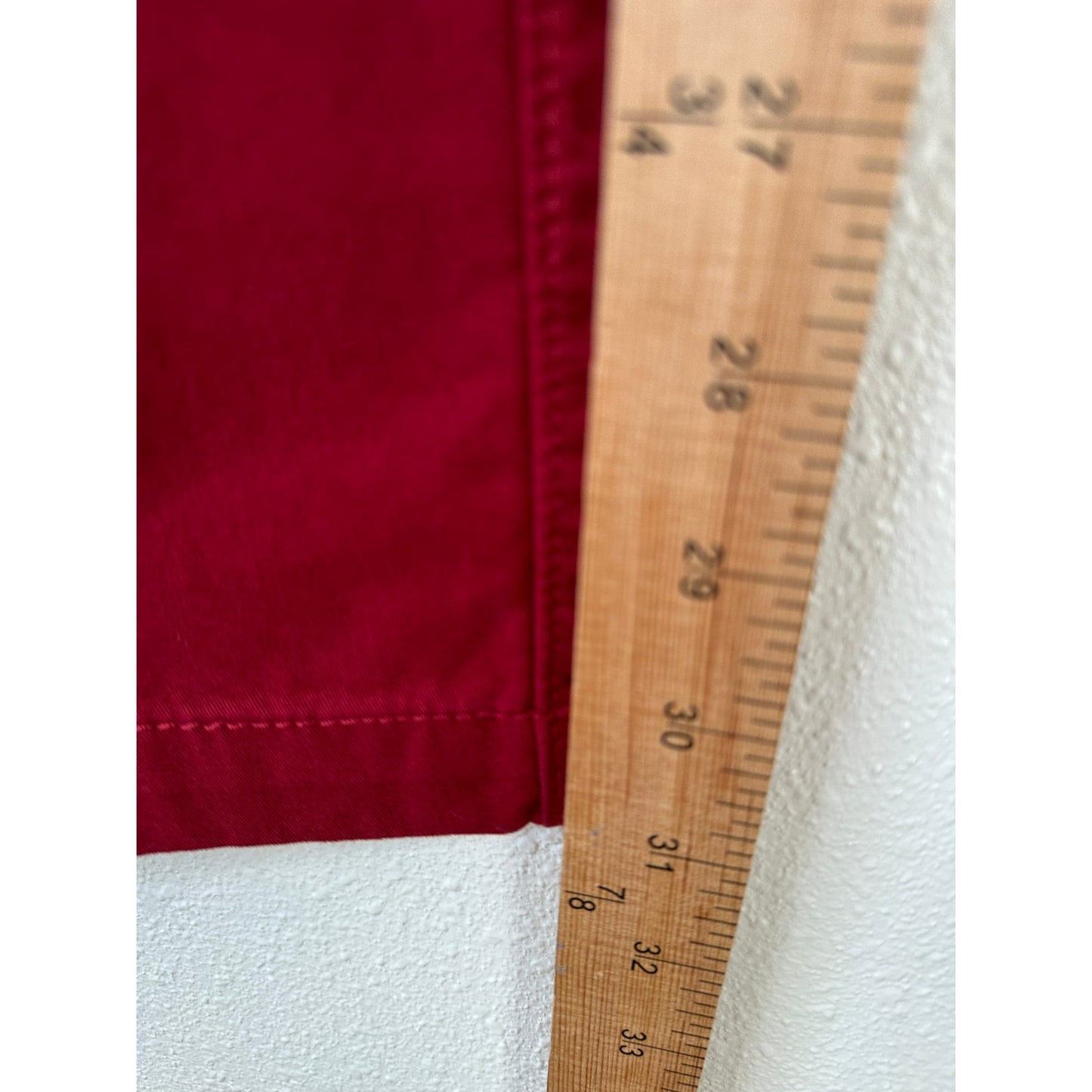 Original Penguin Slim Fit Red Chino Twill Pants 34 / 32
