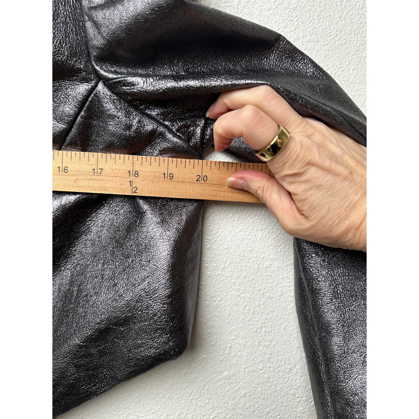 Gareth Pugh gunmetal calf leather cropped jacket women’s 10 draped zip