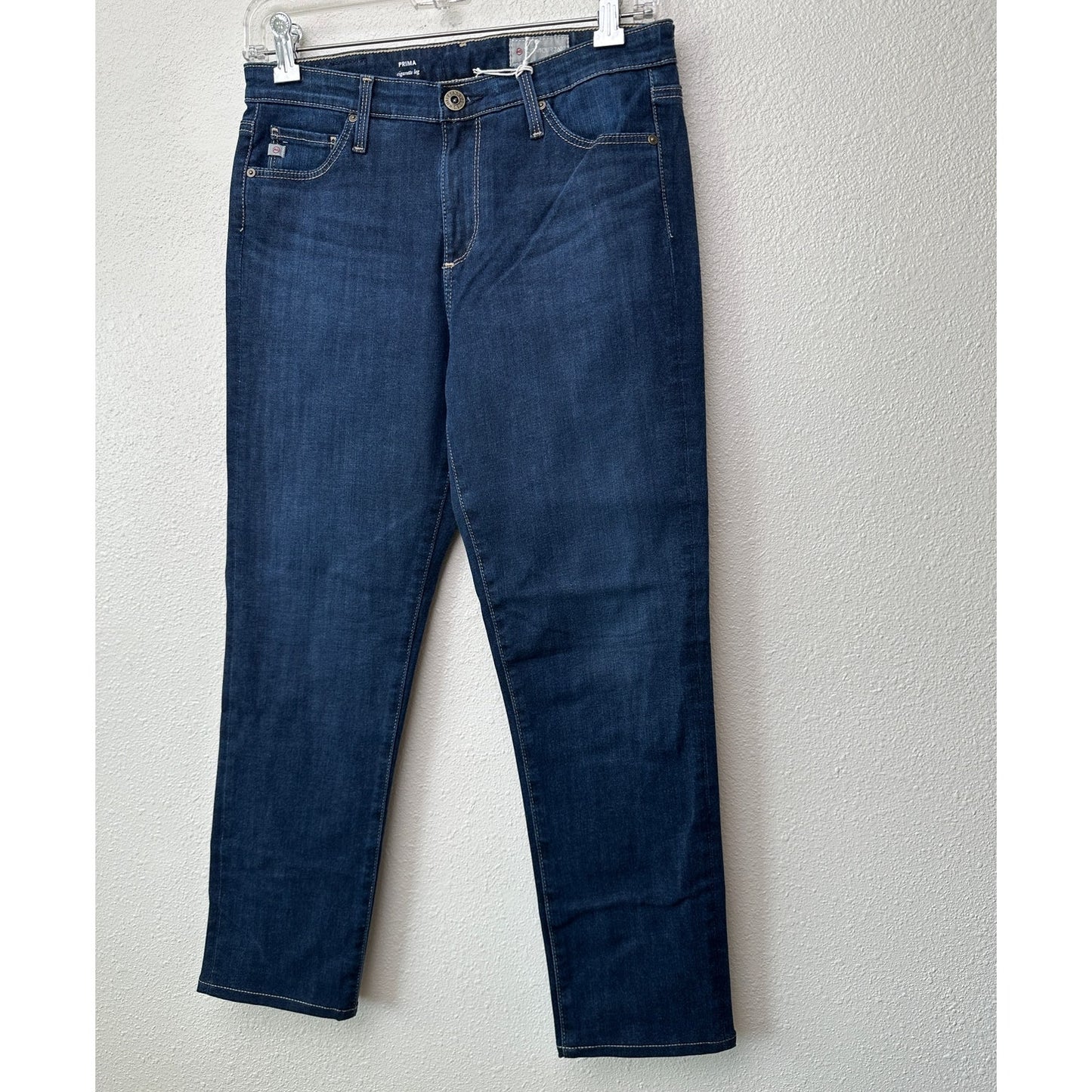 NWT AG Contour 360 Prima Cigarette Leg Jeans Dark Wash Women’s 28