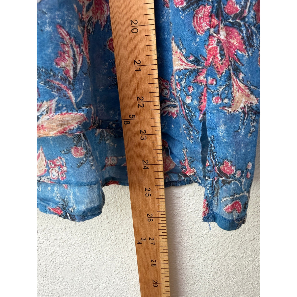 Isabel Marant Etoile Blue Floral Blouse Women FR 38/ US 6
