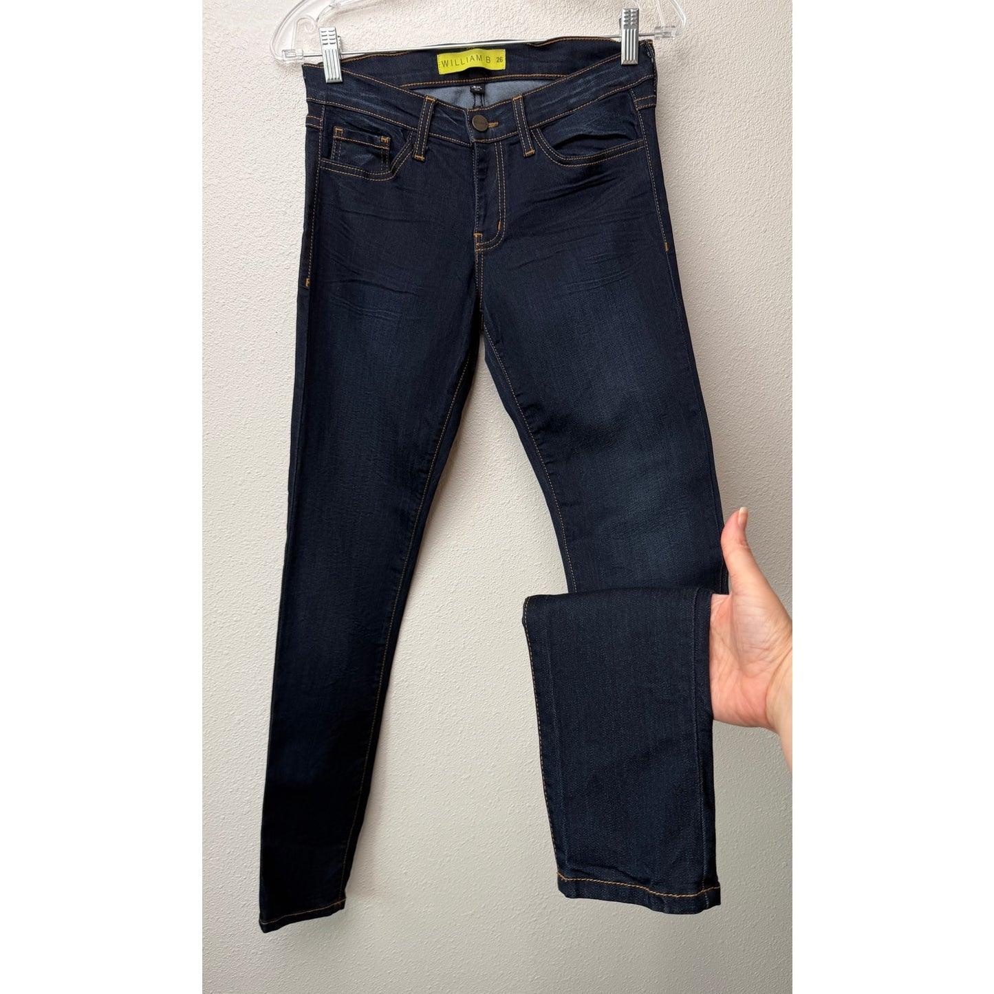 William B Dark Wash Low Rise Jeans Womens 26
