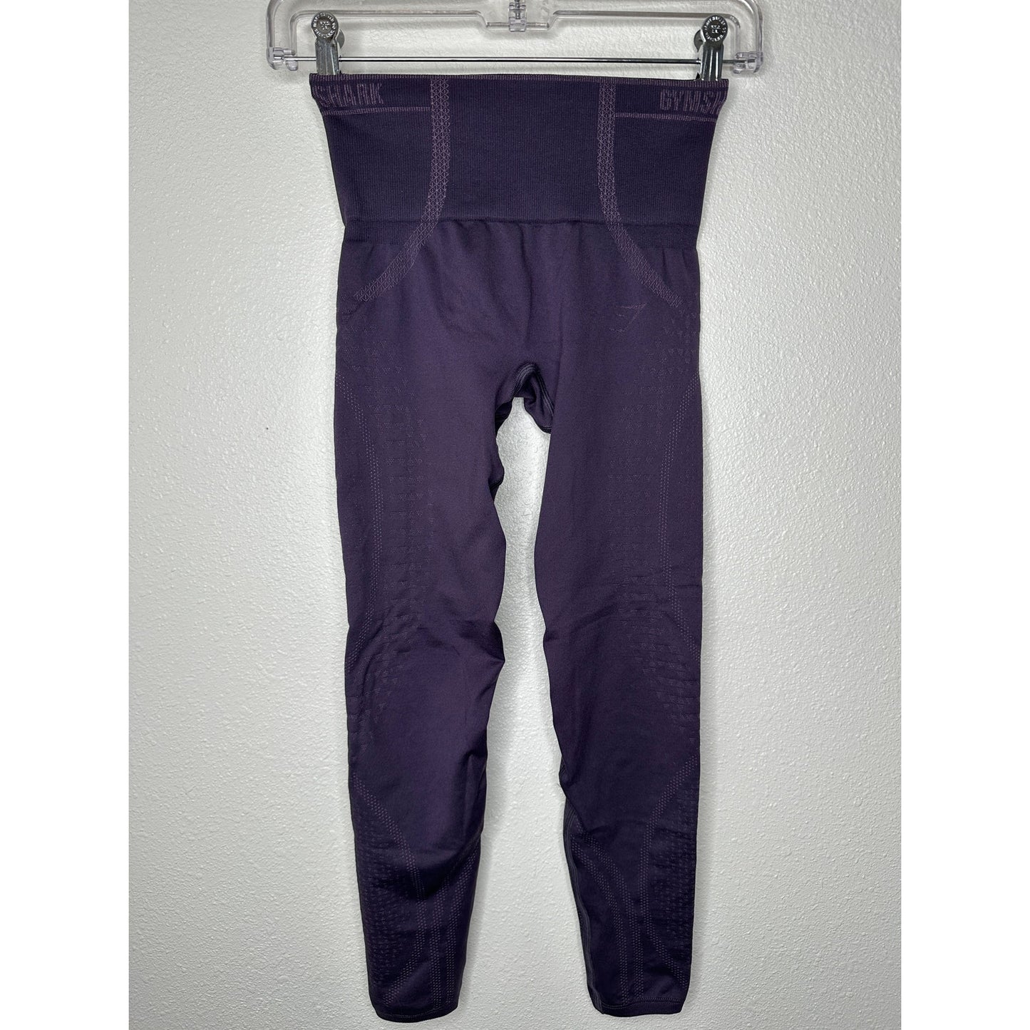 Gym Shark Purple Lilac Triangle Laser Cut Yoga Pants XS