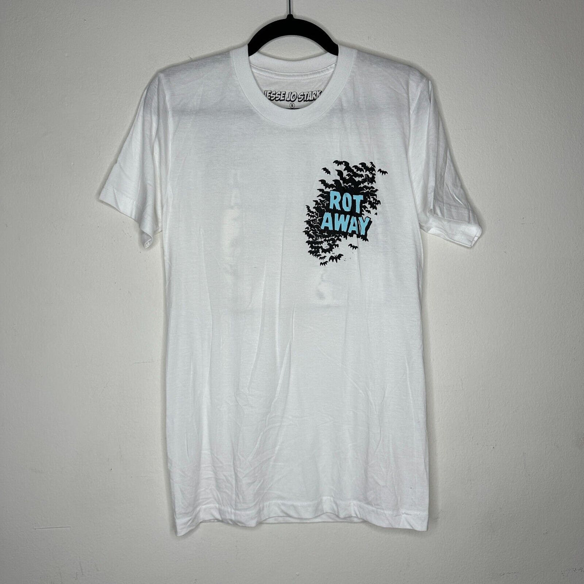Jesse Jo Stark White Rot Away Wish I Was Dead Graphic Tee S