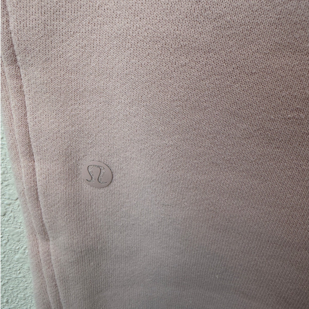 Lululemon Light Pink Jogger Sweatpants Drawstring Elastic Waist Size 8