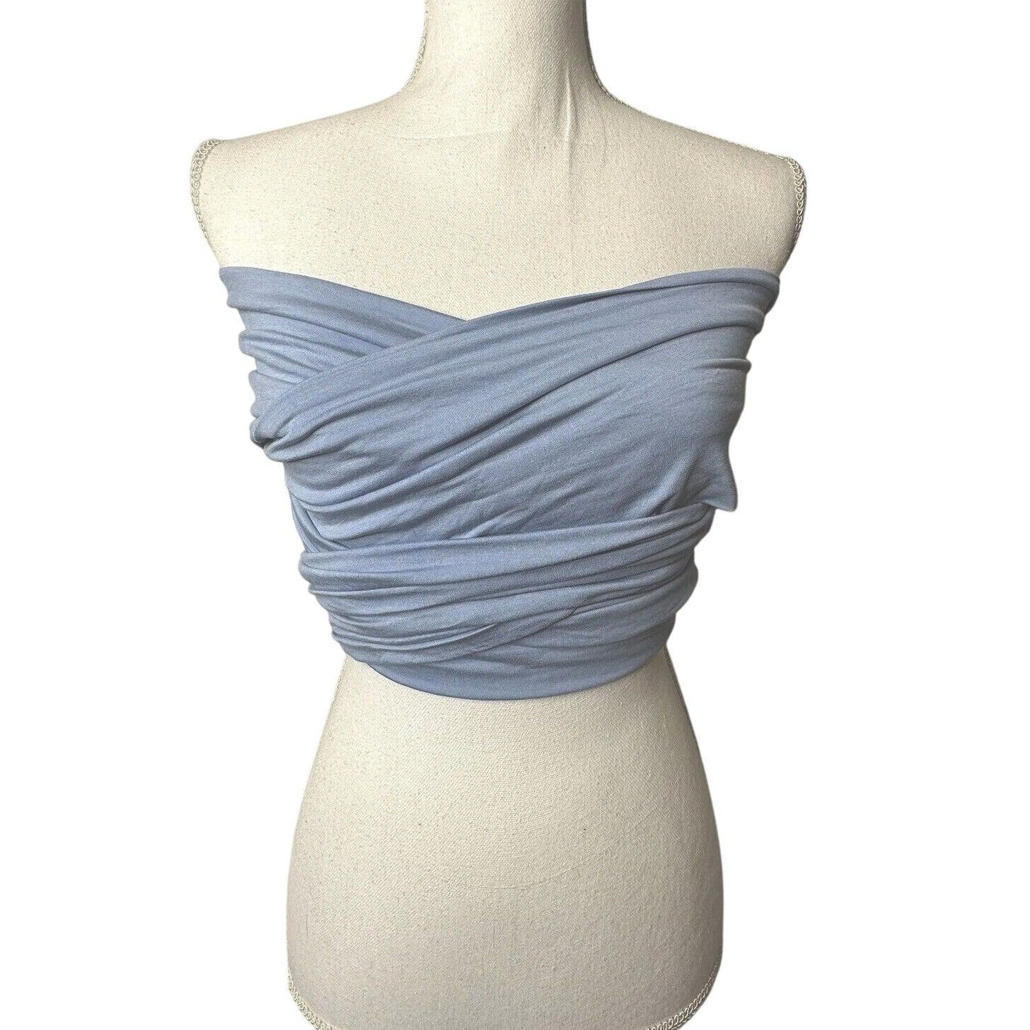 NWT Cellecci Colorful Natalie Light Blue Wrap Me Up Multiple-Style Option Scarf