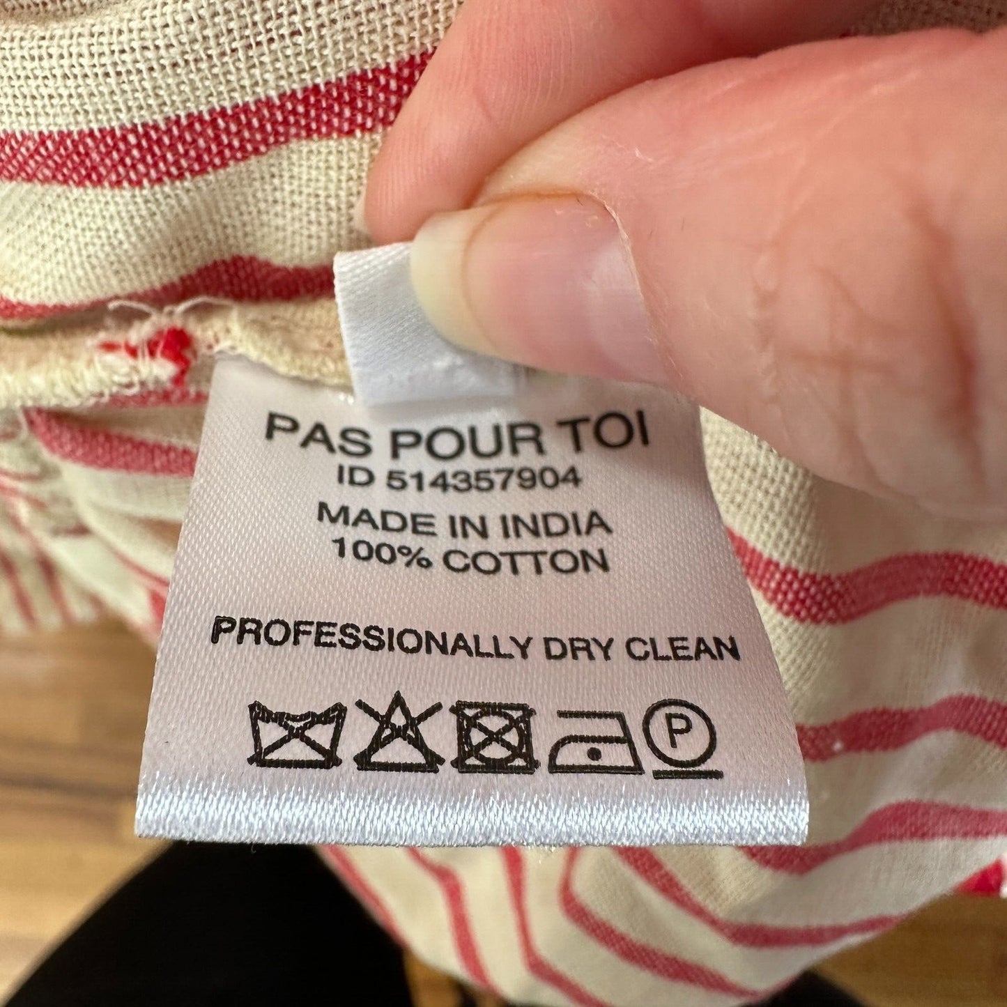 DODO BAR OR Cute Tan & Red Striped Polka Dot Ruffle Fringe Maxi Sun Dress S