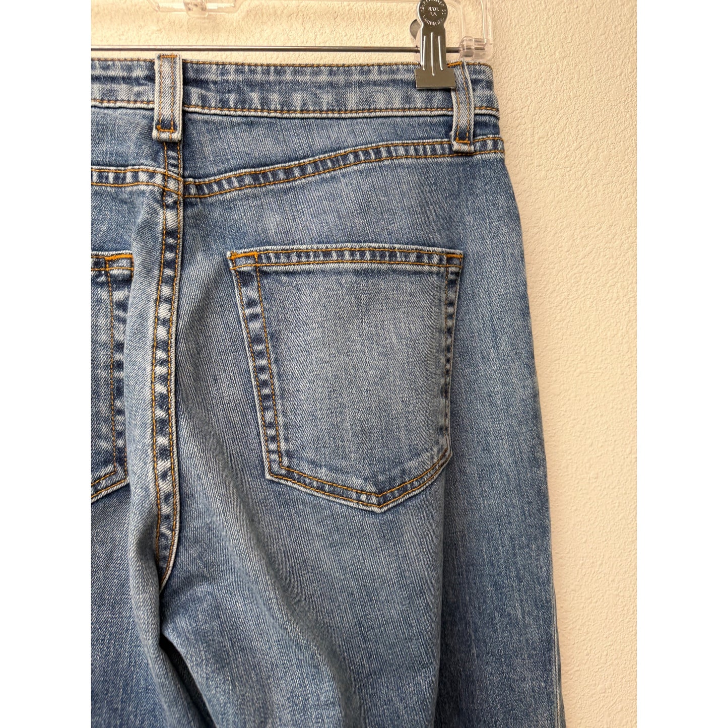 ASKK NY Juniper Jeans Blue Womens 27 Wide Leg