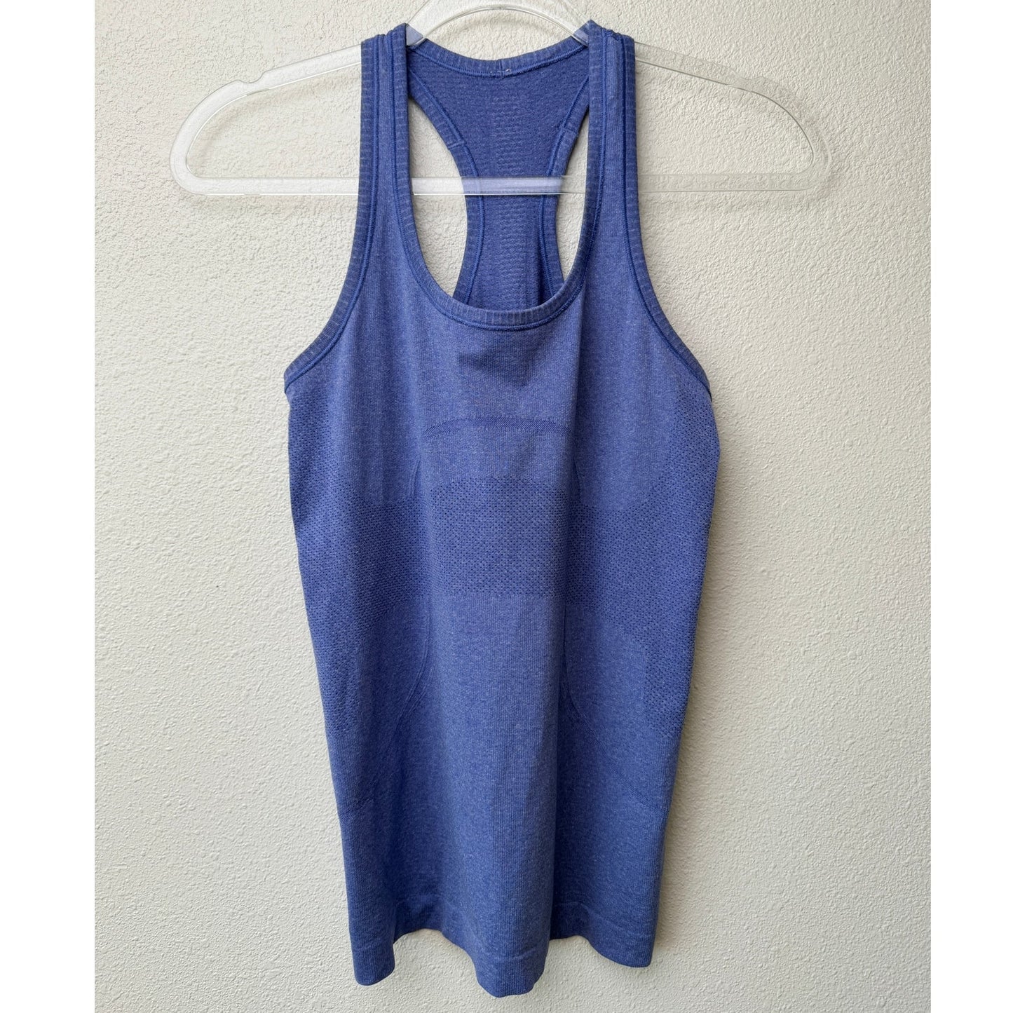 Lululemon Swiftly Tech Racerback Tank Top Blue Seamless Women Size 4