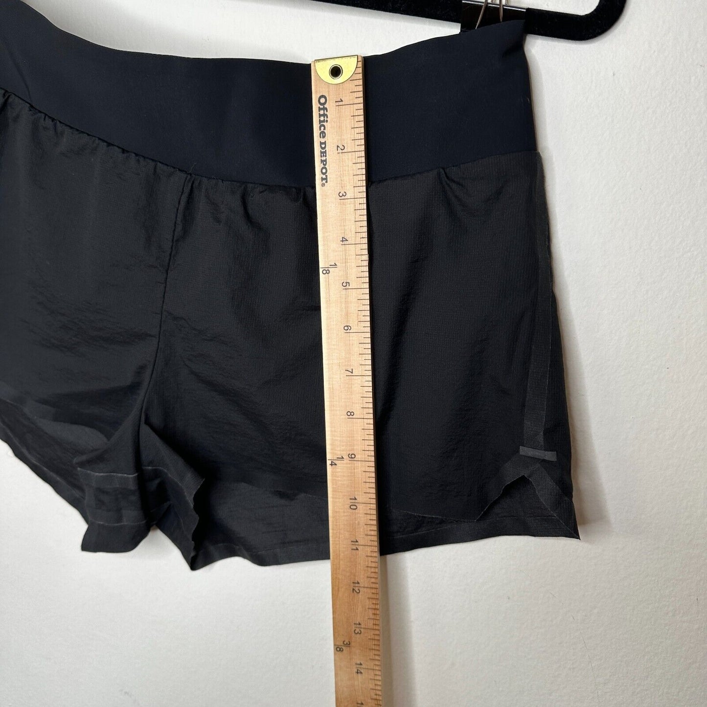 Adidas Y-3 Yohji Yamamoto Sport Spring Sheer Black Lightweight Tech Shorts S