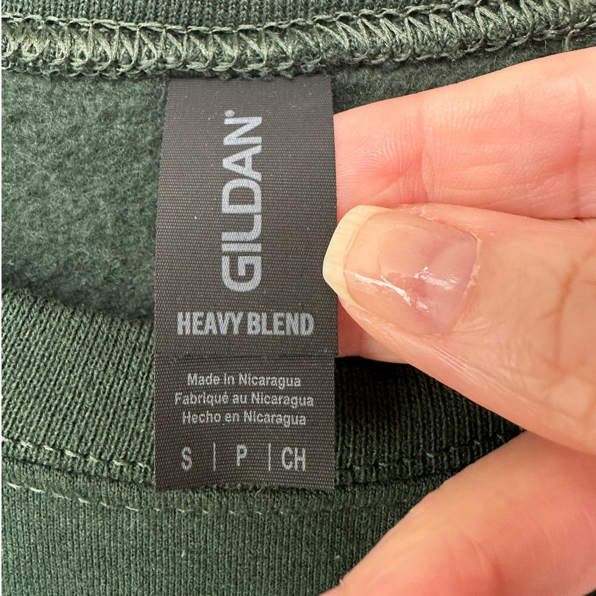 Gildan Green FAST Graphic Crewneck Sweatshirt US S
