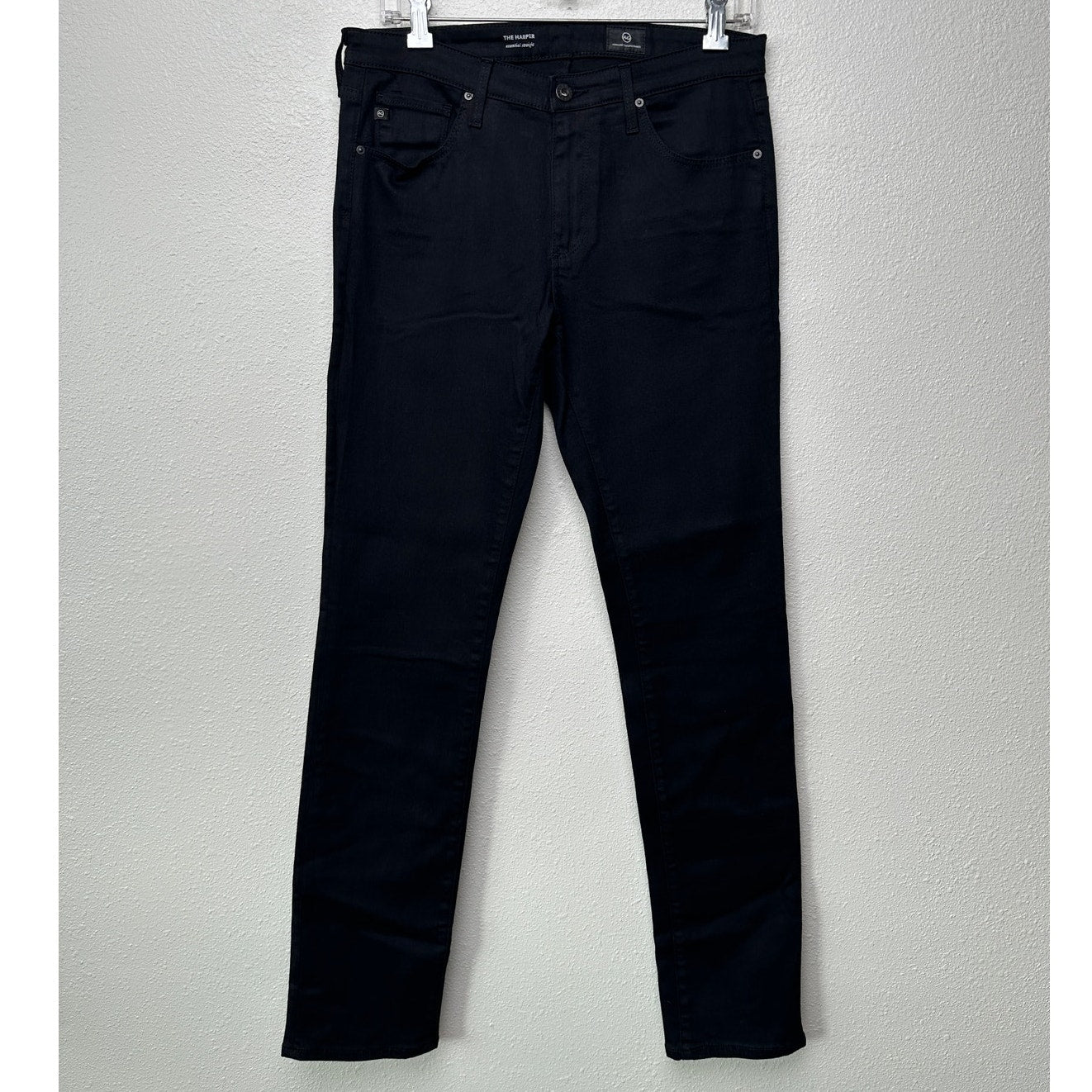 AG The Harper Essential Straight Jeans Black Size 29R