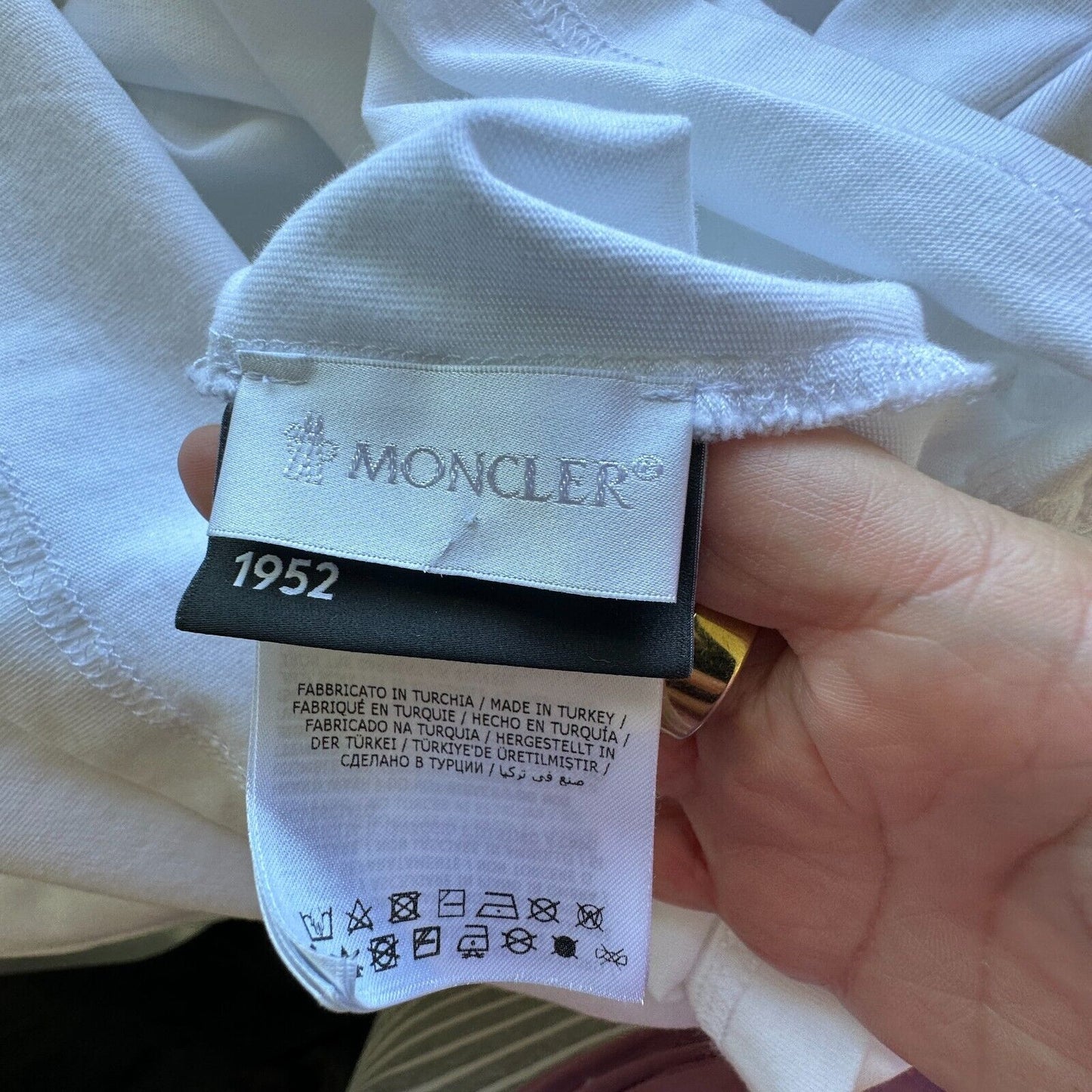 NWOT Moncler Genius 1952 X Undefeated Logo Front & Back Long Sleeve Tee Shirt L