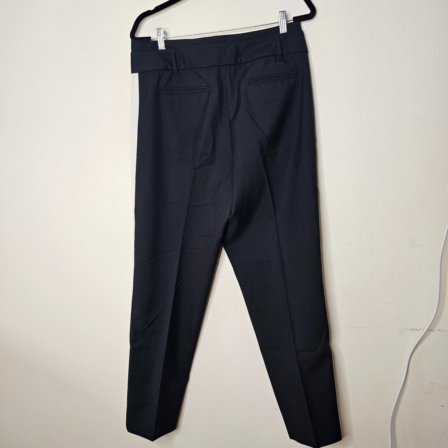 Karl Lagerfeld Black With White Stripe High Waist Tailored Pants FR40 IT44 L