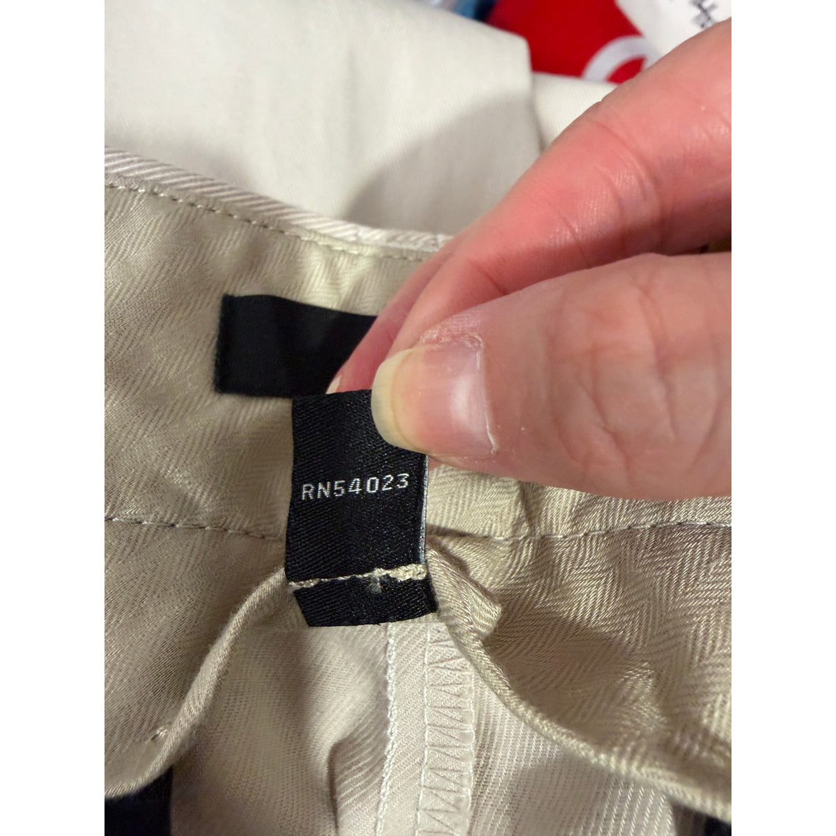 Banana Republic Relaxed Workwear Chino Pants Off White Taupe Men's US 30