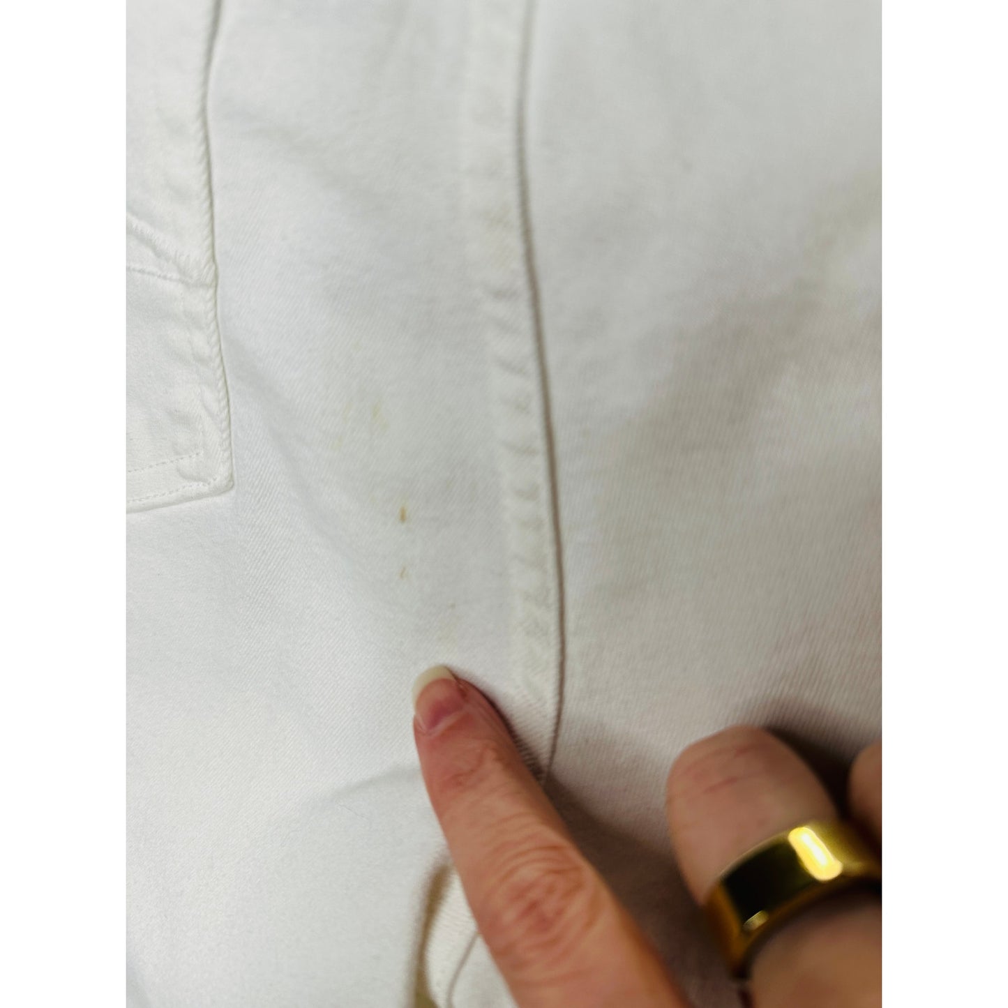 7 For All Mankind White Distressed Raw Hem Gwenevere Jeans 30