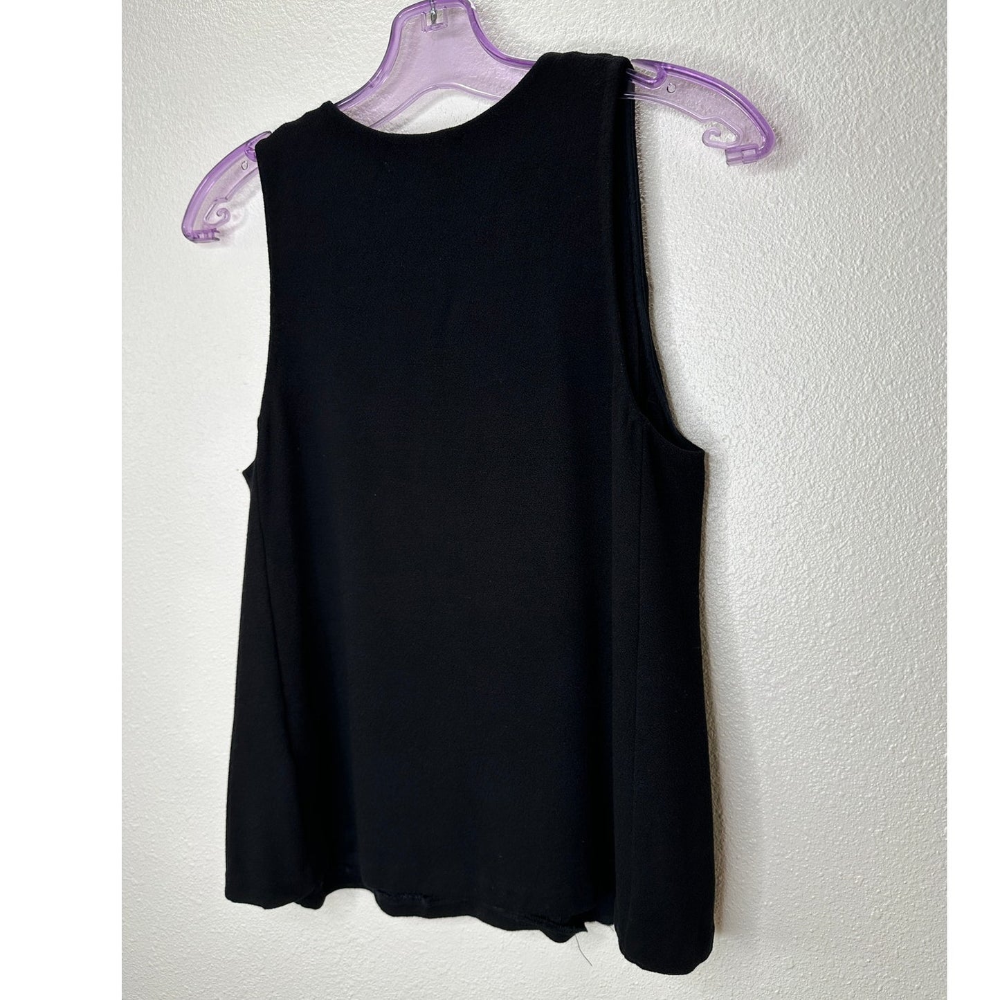 Club Monaco Black Sleeveless Round Neck Business Casual Tank Top M