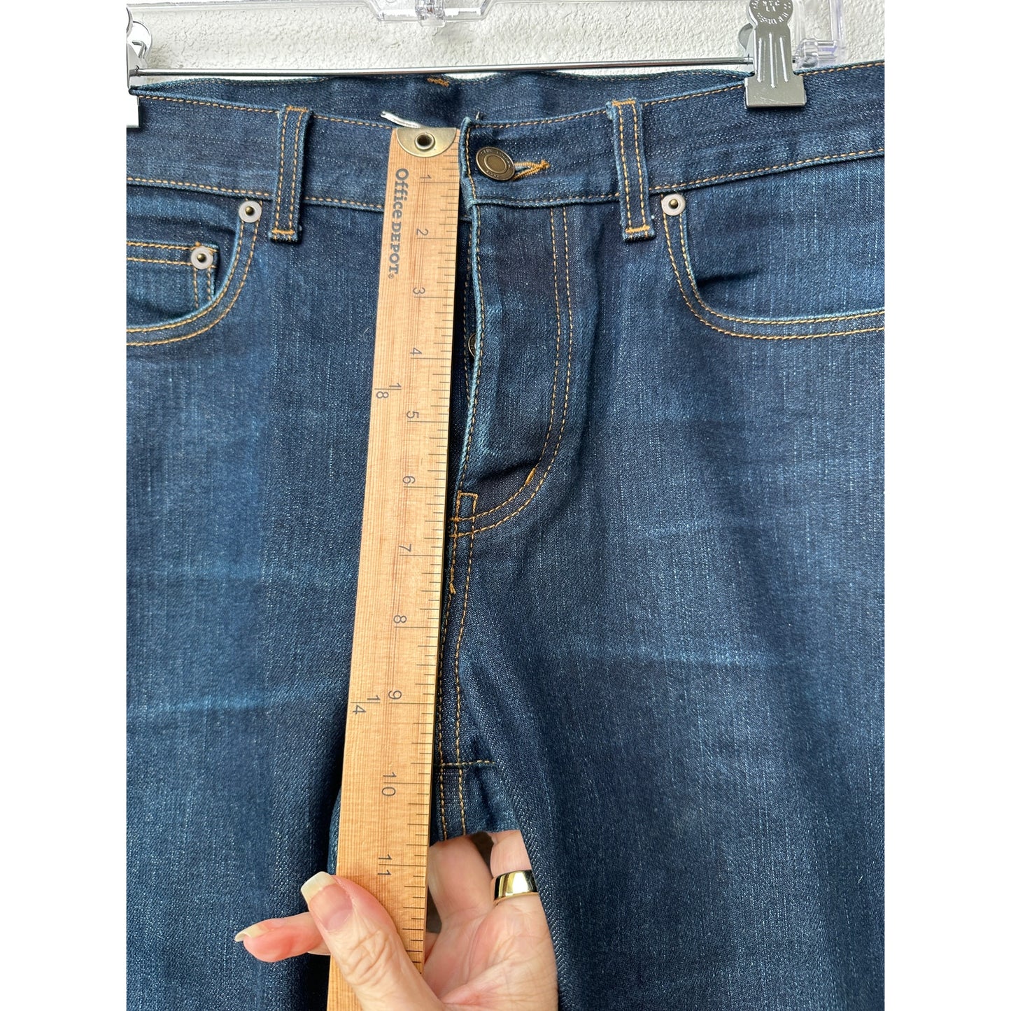 Saint Laurent Dark Wash Jeans Men's US 33 Button Fly Straight Leg