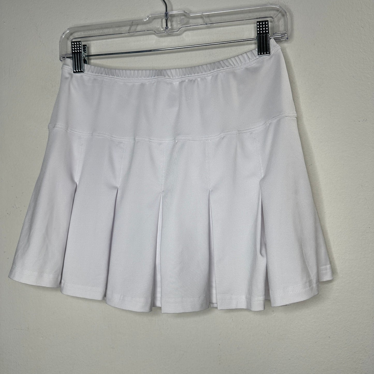Bolle White Tennis Golf Pleated Skirt Skort  S