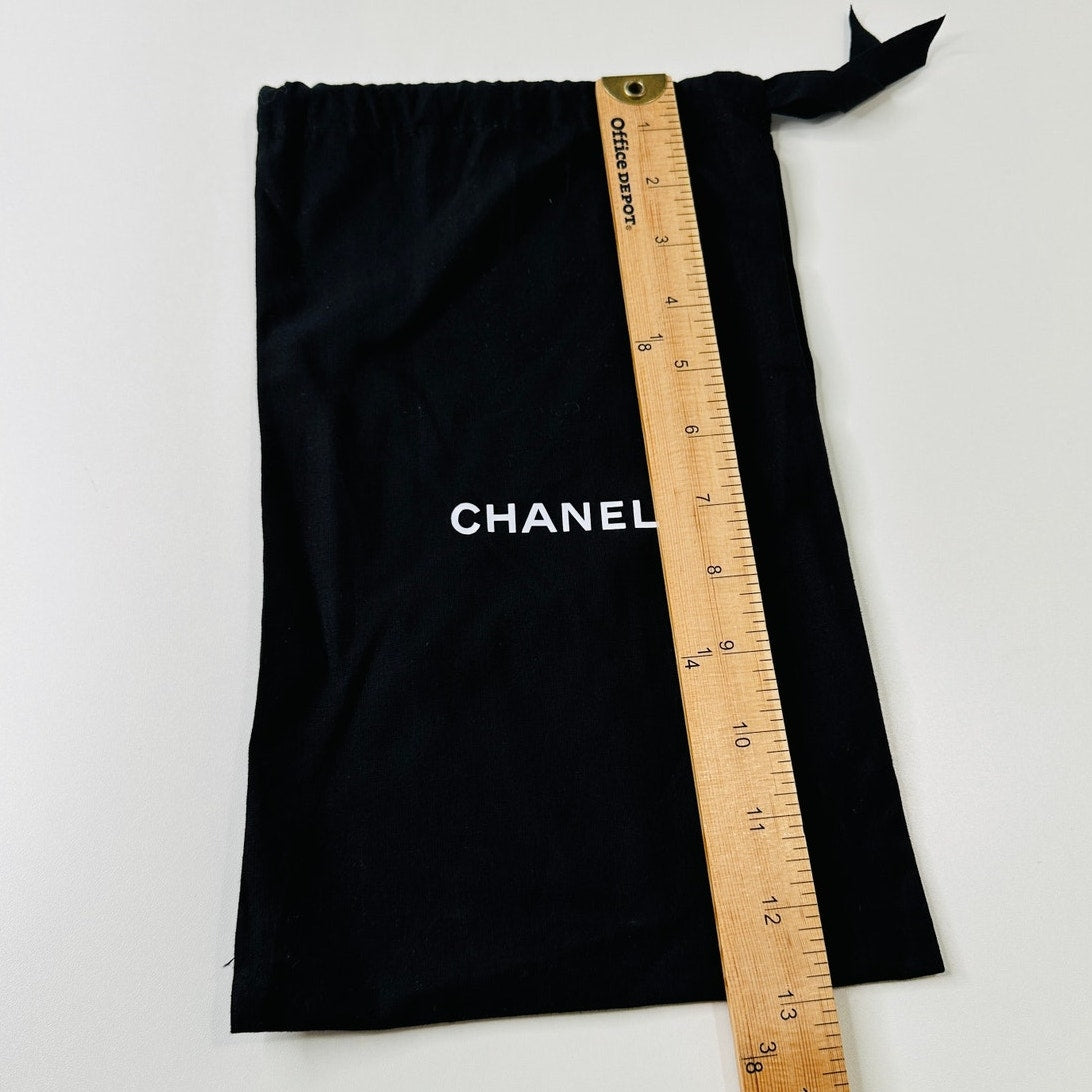 Chanel Black Dust Cover Cloth Gift Bag 8 x 13"