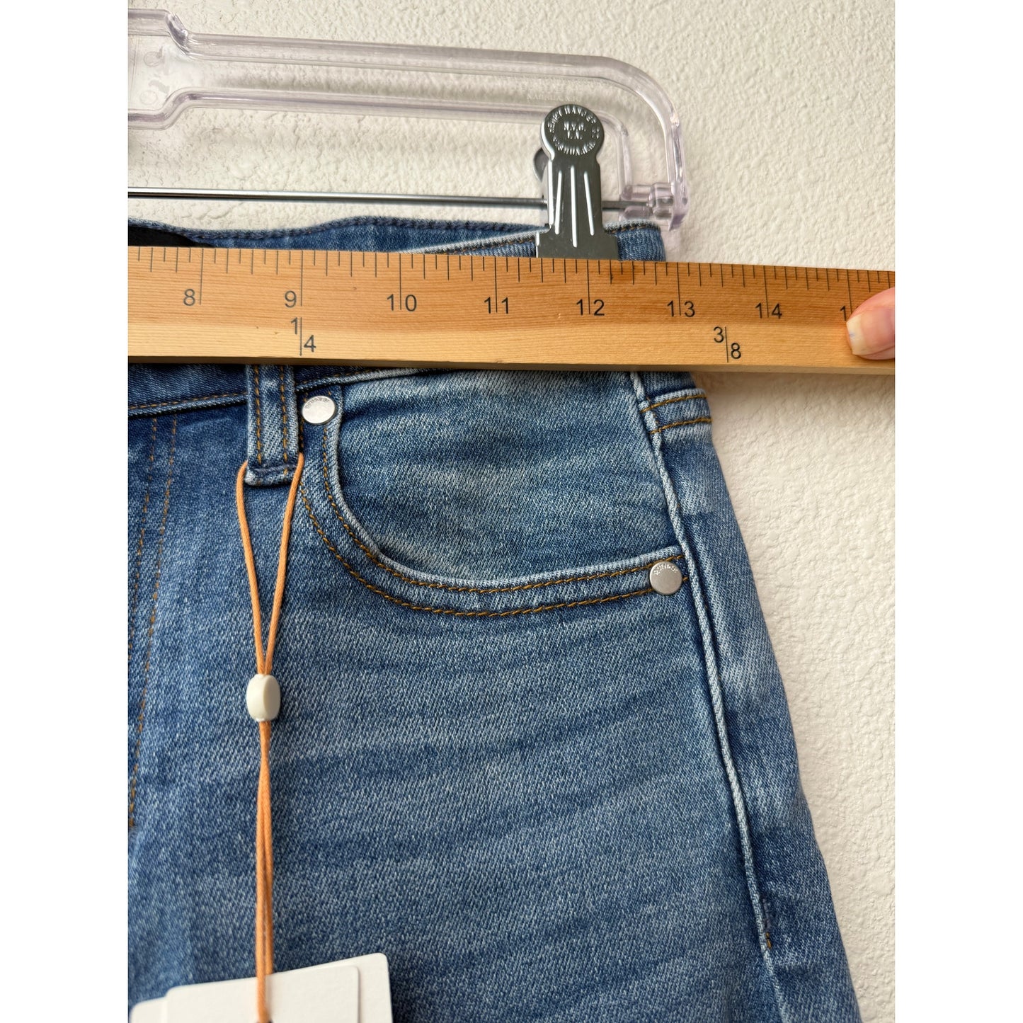 NWT Quince Bella Womens Blue Wide Leg Jeans 25