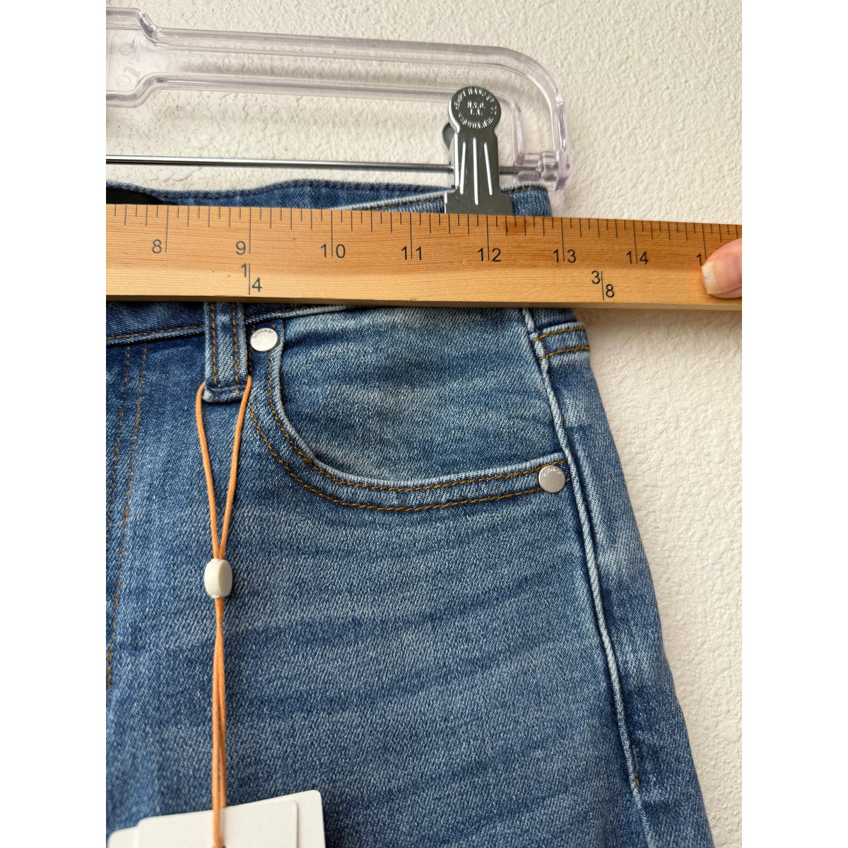 NWT Quince Bella Womens Blue Wide Leg Jeans 25